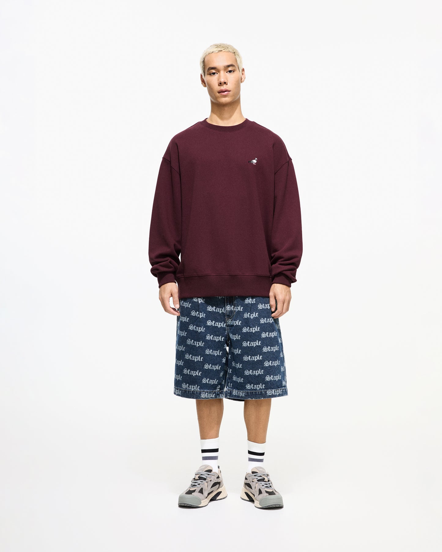 Emb Pigeon Crewneck - Crewneck | Staple Pigeon