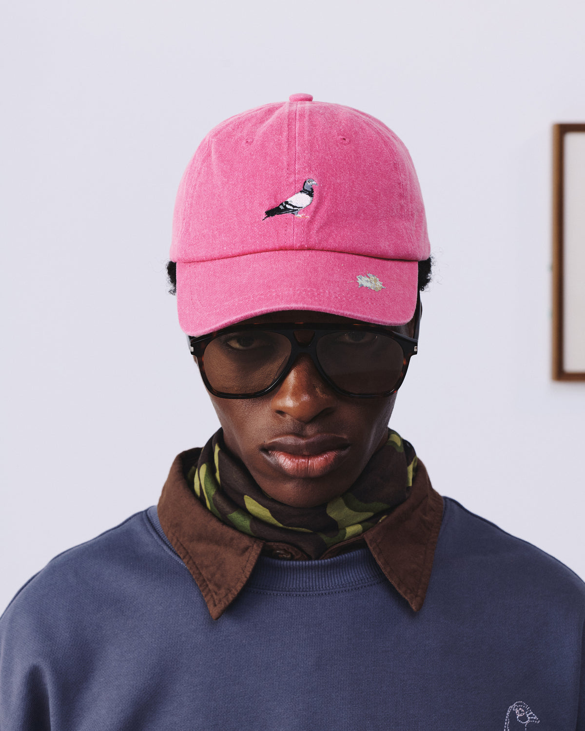 Pigeon Logo Washed Cap