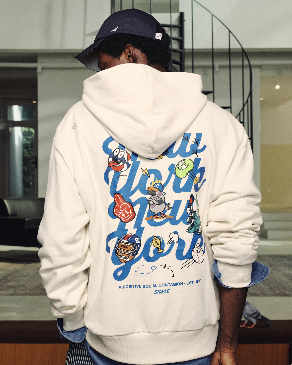 NY Sports Hoodie - LS Hoodie | Staple Pigeon