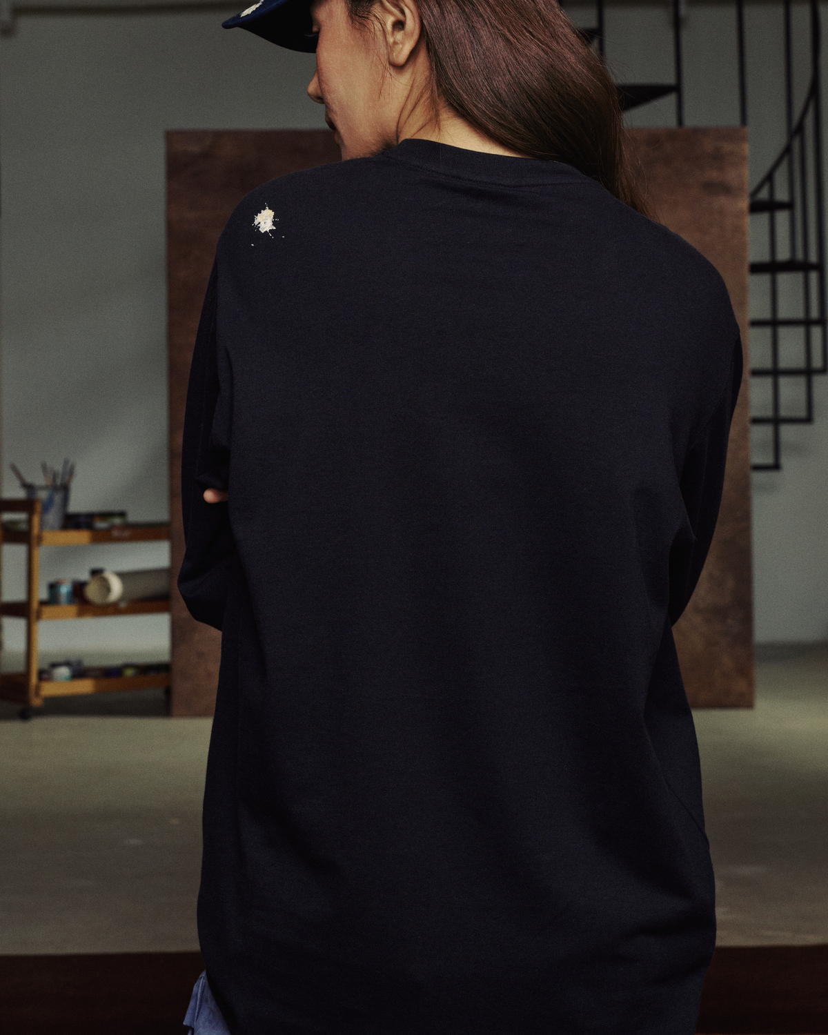 LS Emb Pigeon Tee - LS Tee | Staple Pigeon