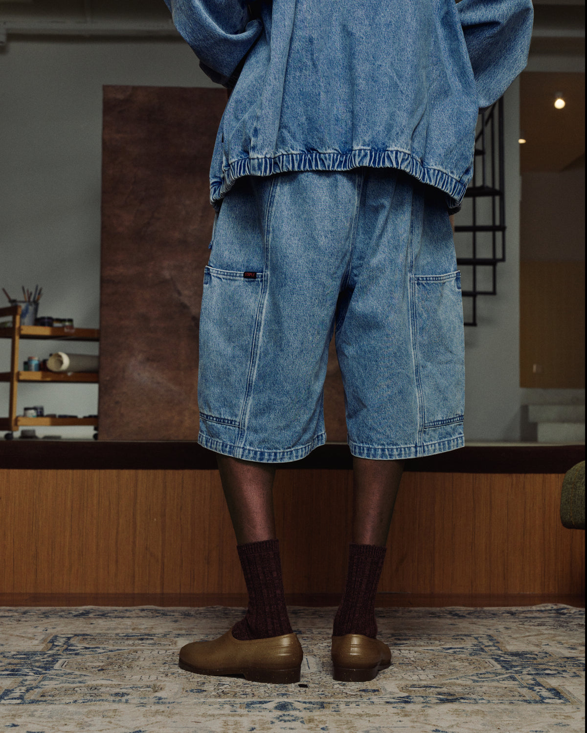 Denim Pigeon Short