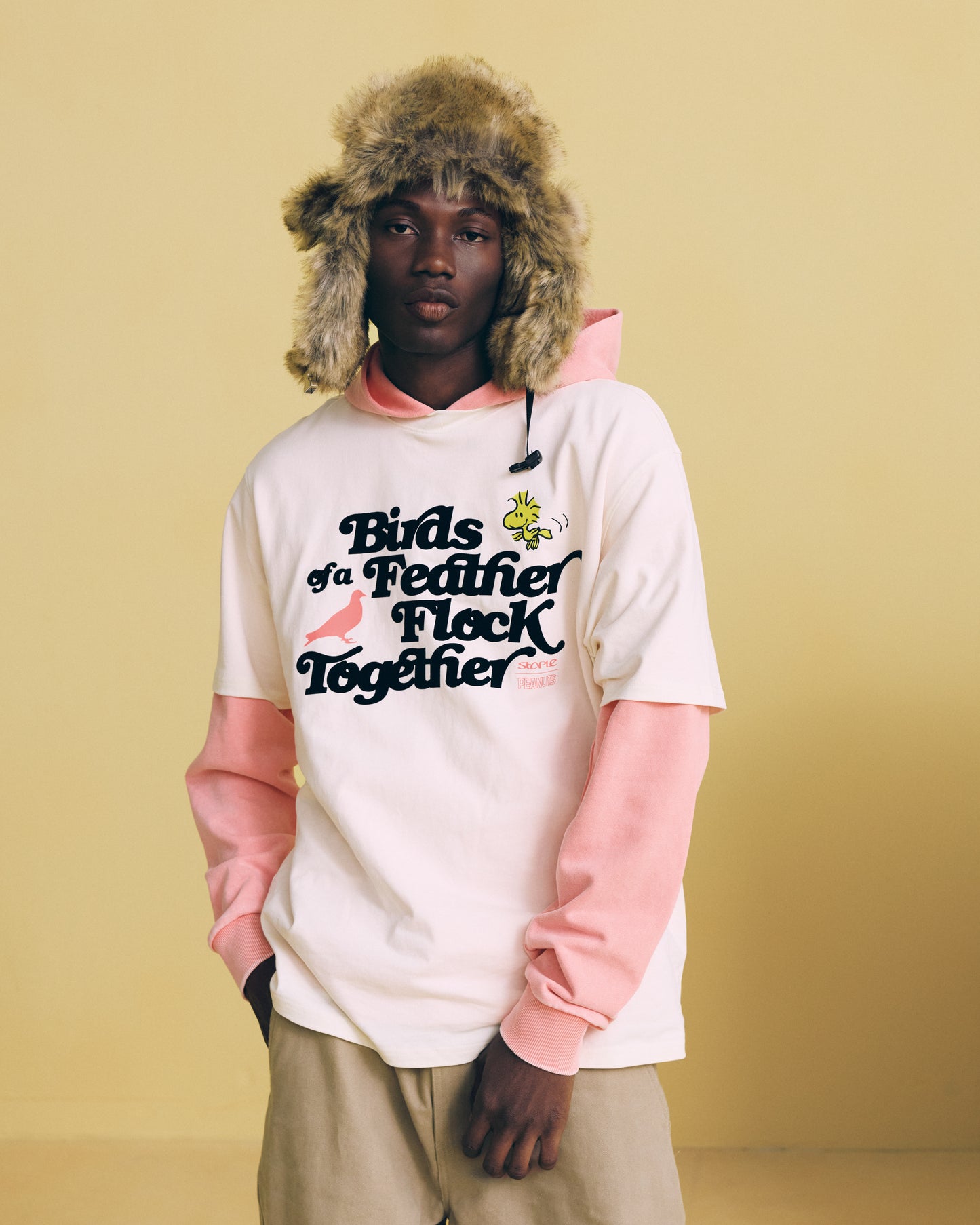 Staple x Peanuts Flock Tee - SS Tee | Staple Pigeon