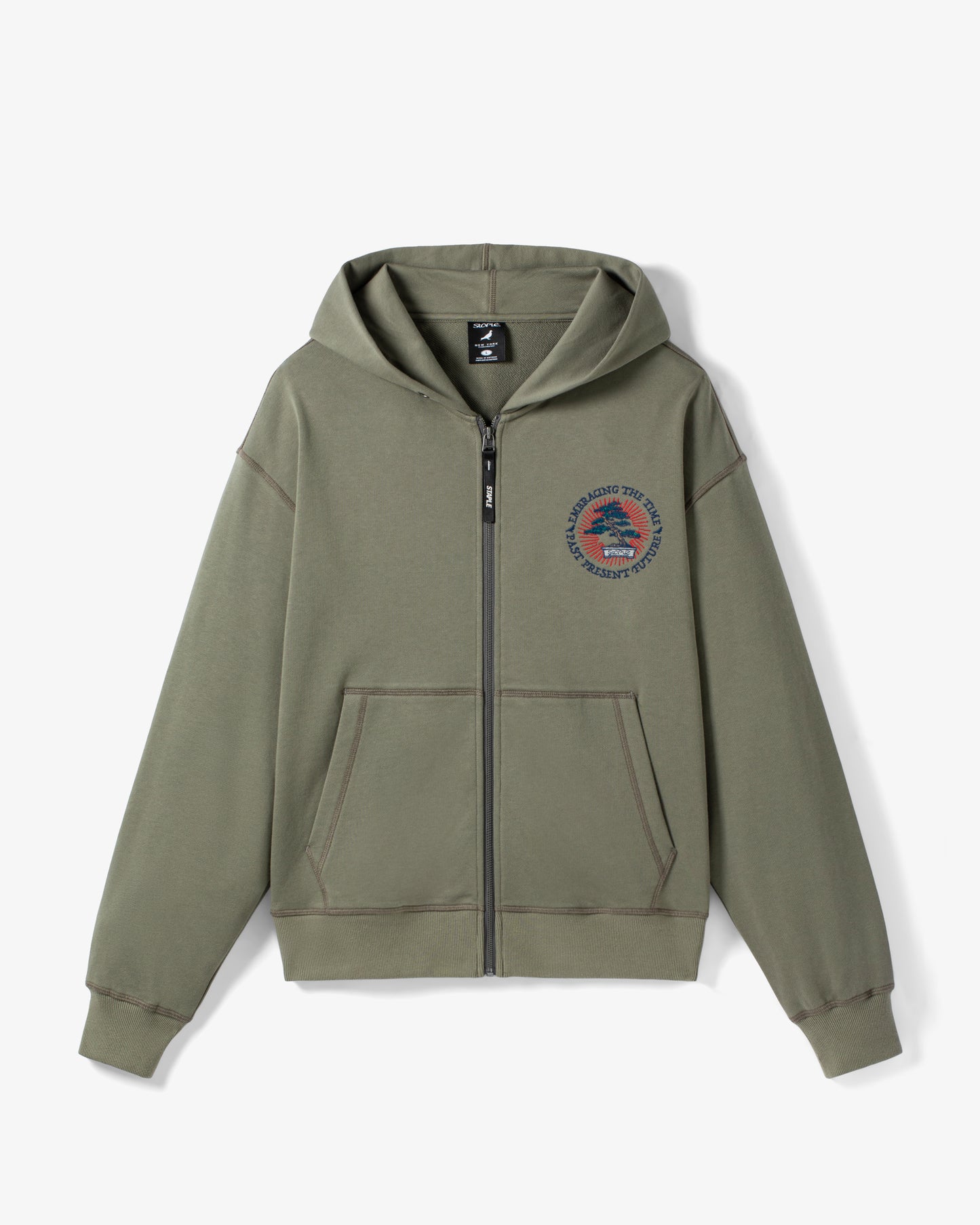 Bonsai Zip Up - Full Zip Hoodie | Staple Pigeon