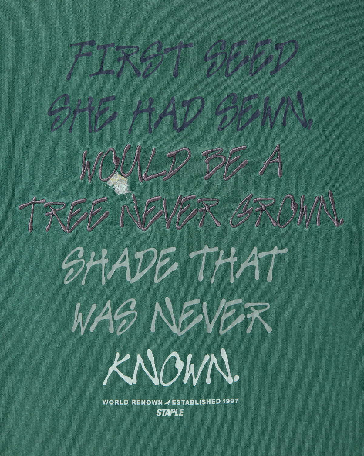 Evergreen Washed Tee - SS Tee | Staple Pigeon