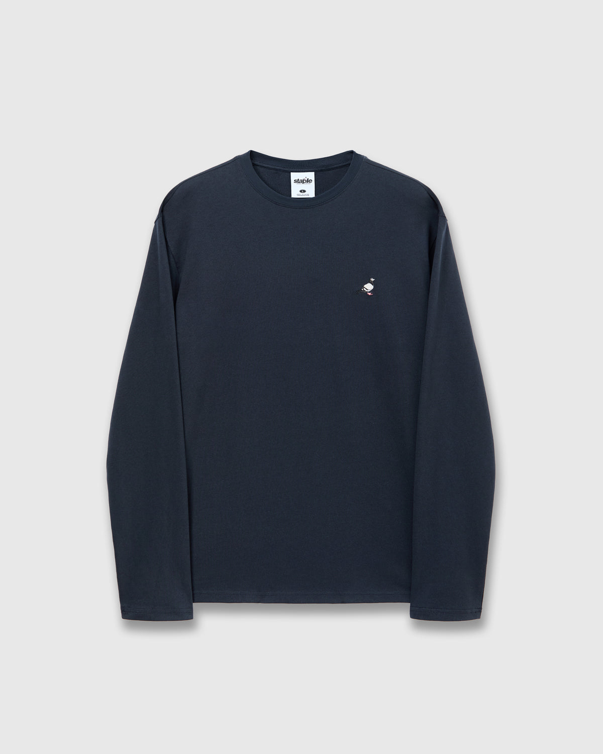 LS Emb Pigeon Tee - LS Tee | Staple Pigeon