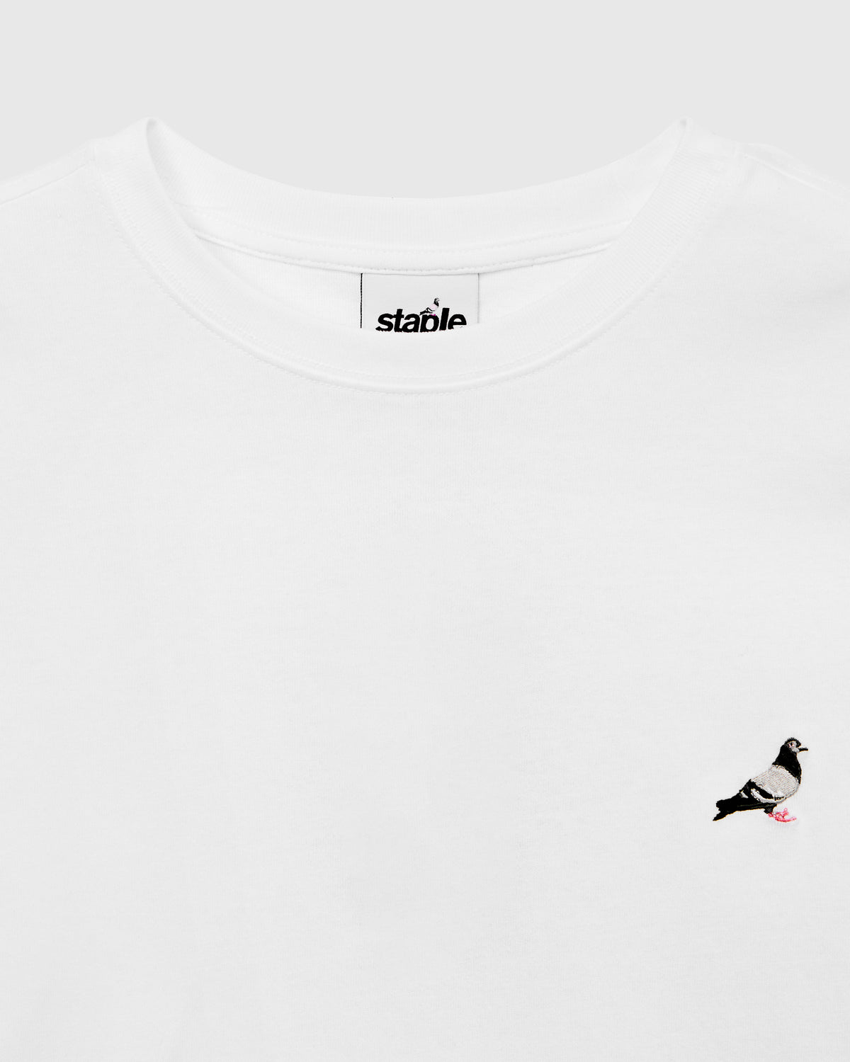 LS Emb Pigeon Tee - LS Tee | Staple Pigeon