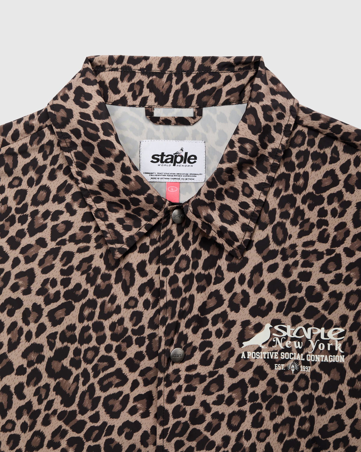 Contagion Printed Coach Jkt - Jacket | Staple Pigeon
