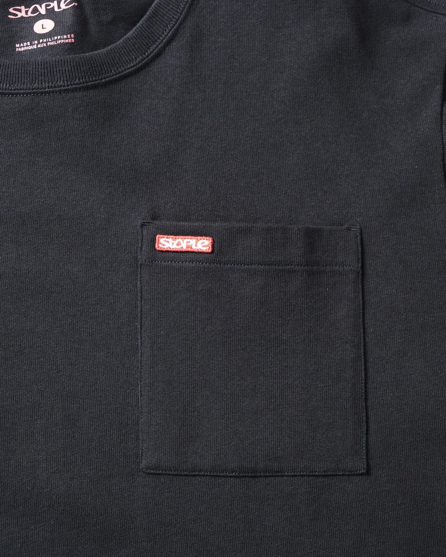 L/S Bar Logo Pkt Tee - Tee | Staple Pigeon