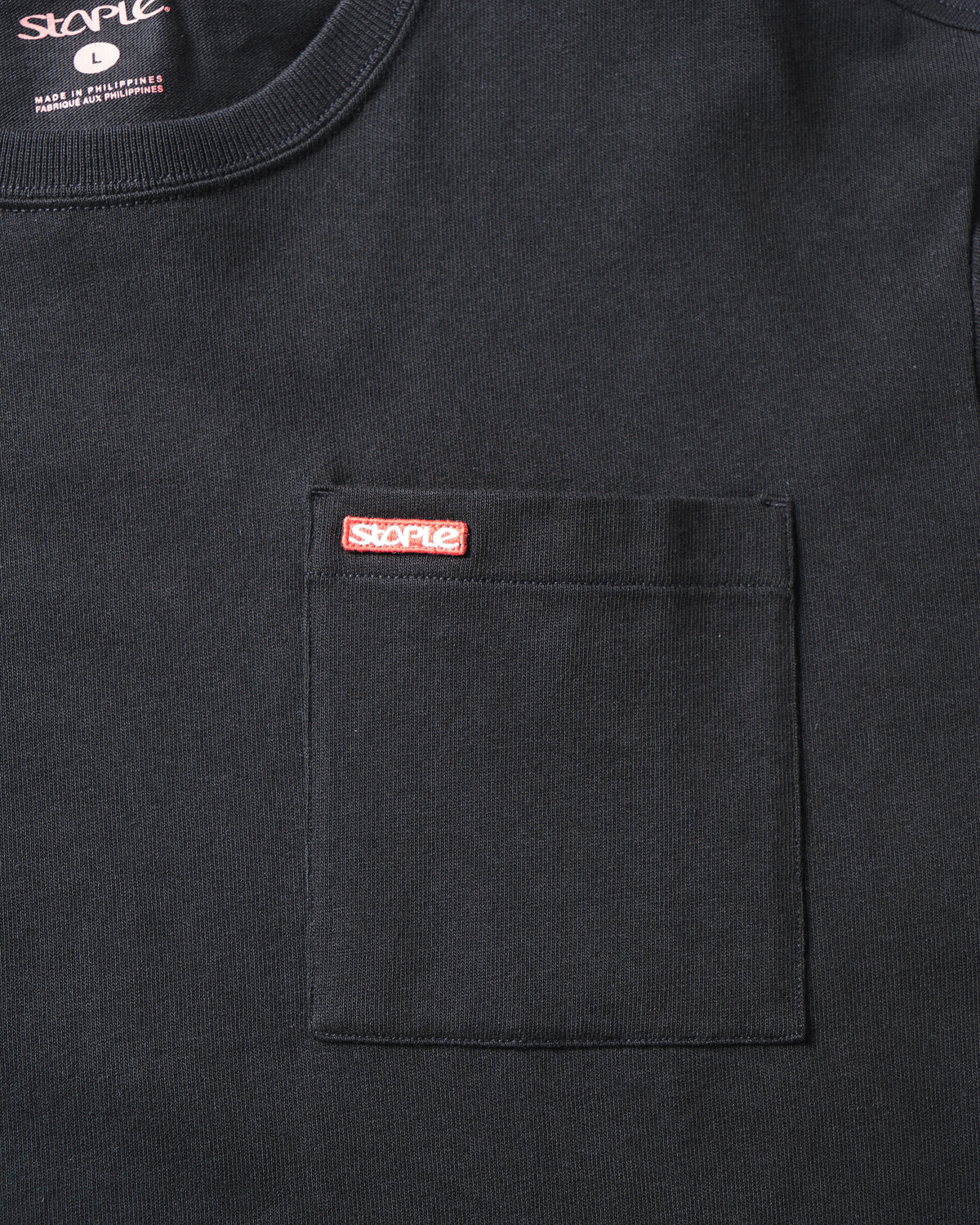L/S Bar Logo Pkt Tee - LS Tee | Staple Pigeon
