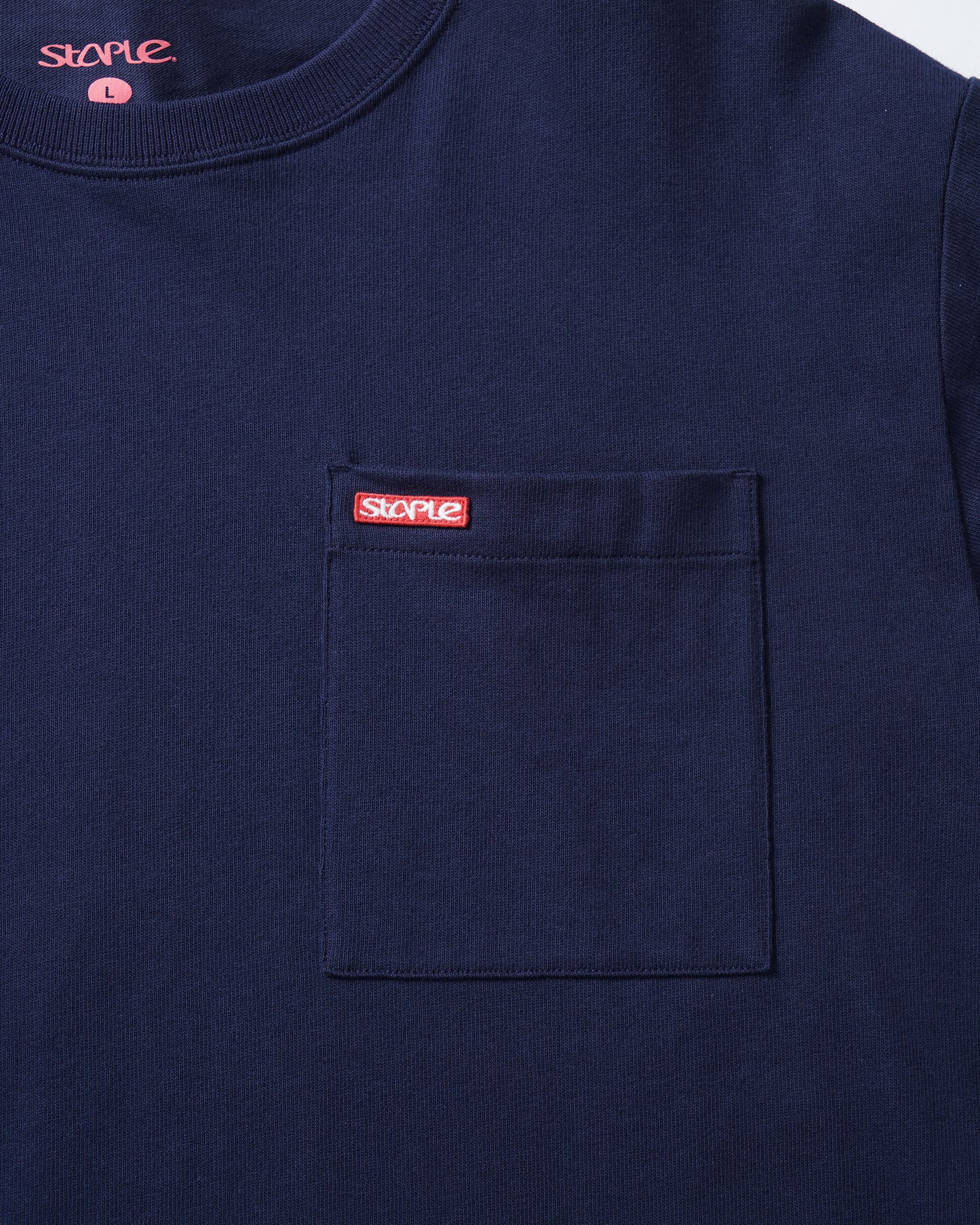 L/S Bar Logo Pkt Tee - Tee | Staple Pigeon