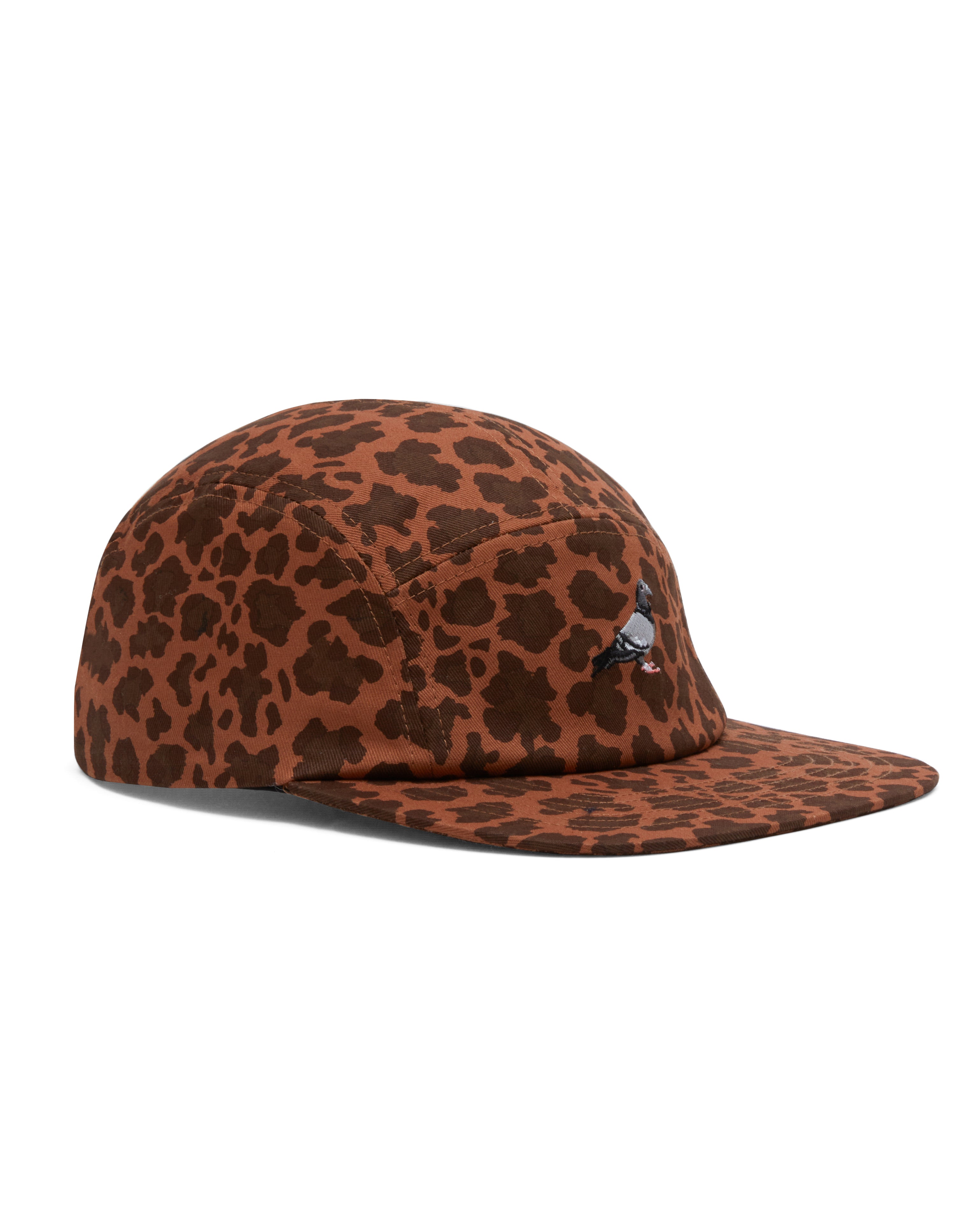 Pigeon Leopard 5 Panel Cap - Caps | Staple Pigeon