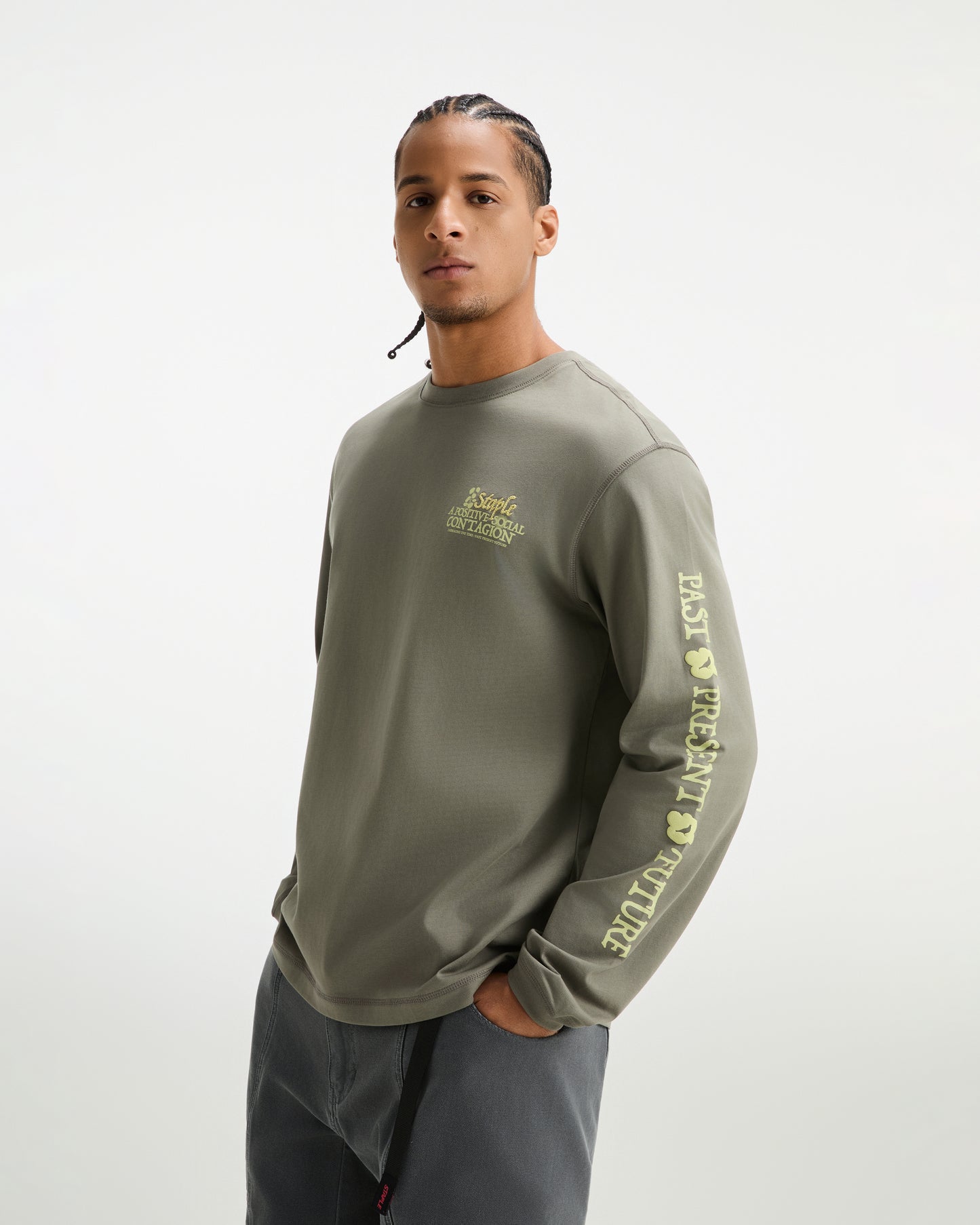 Monstera L/S Tee - LS Tee | Staple Pigeon