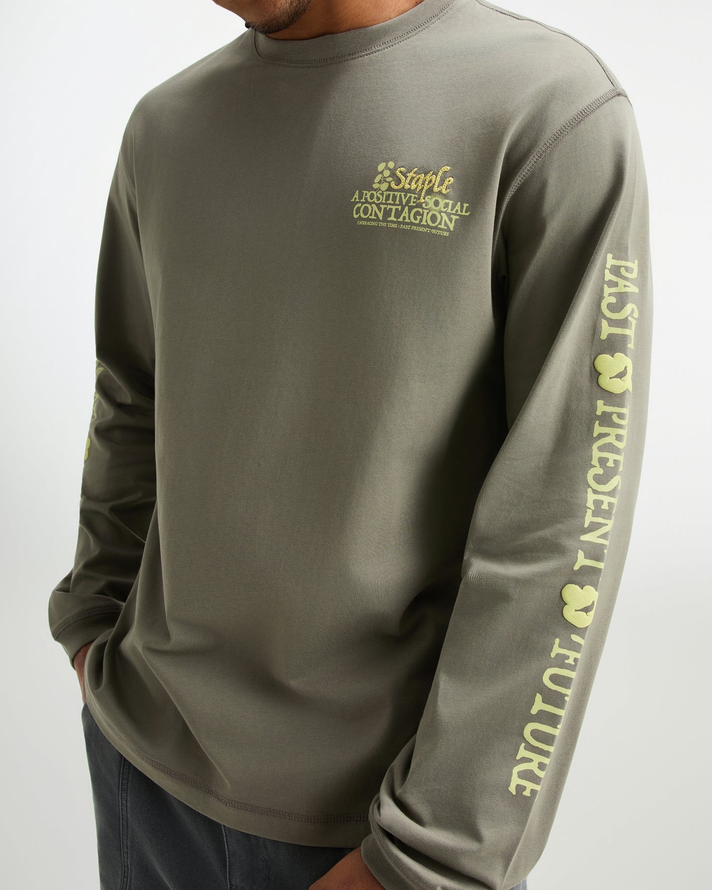 Monstera L/S Tee - LS Tee | Staple Pigeon