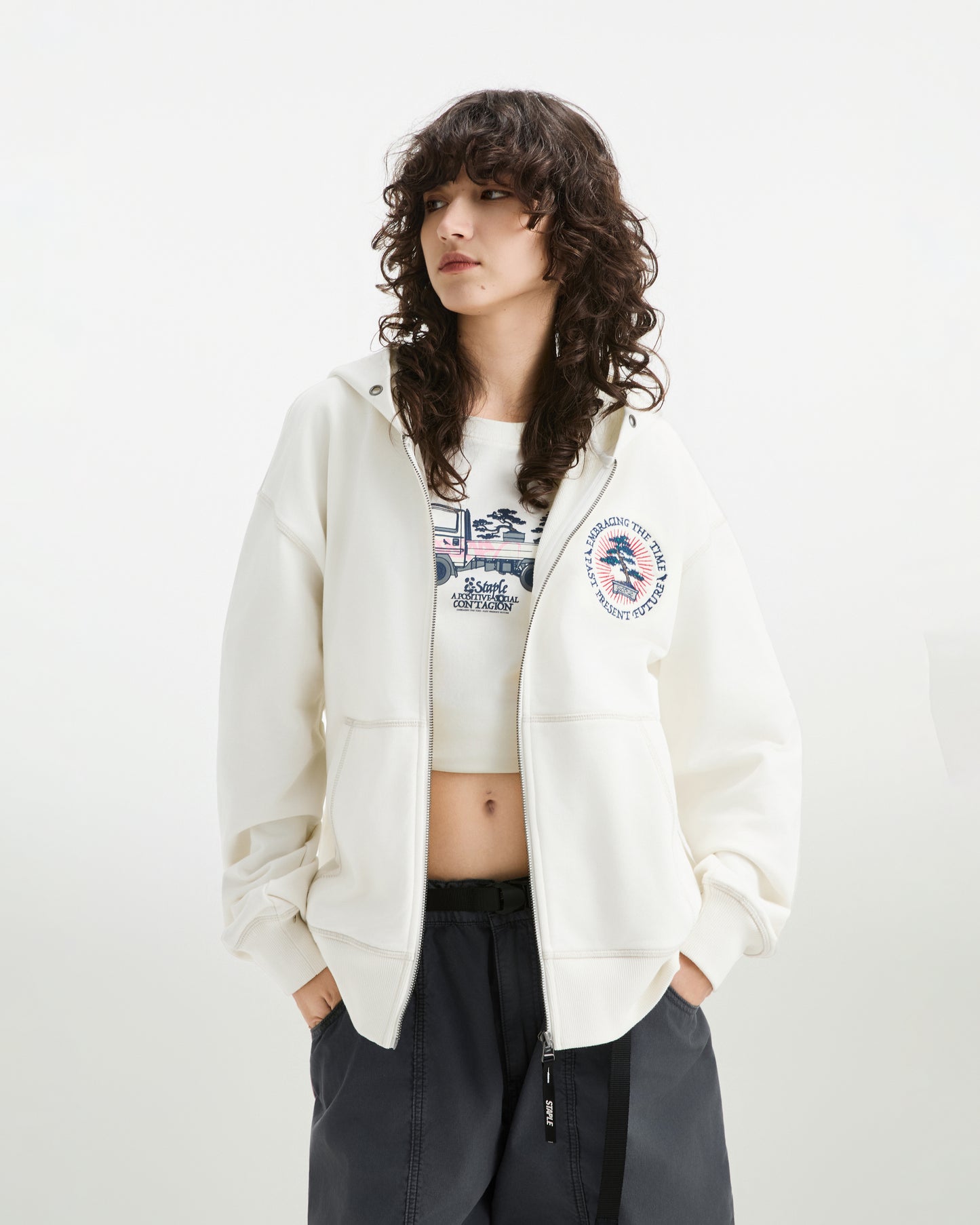 Bonsai Zip Up - Full Zip Hoodie | Staple Pigeon