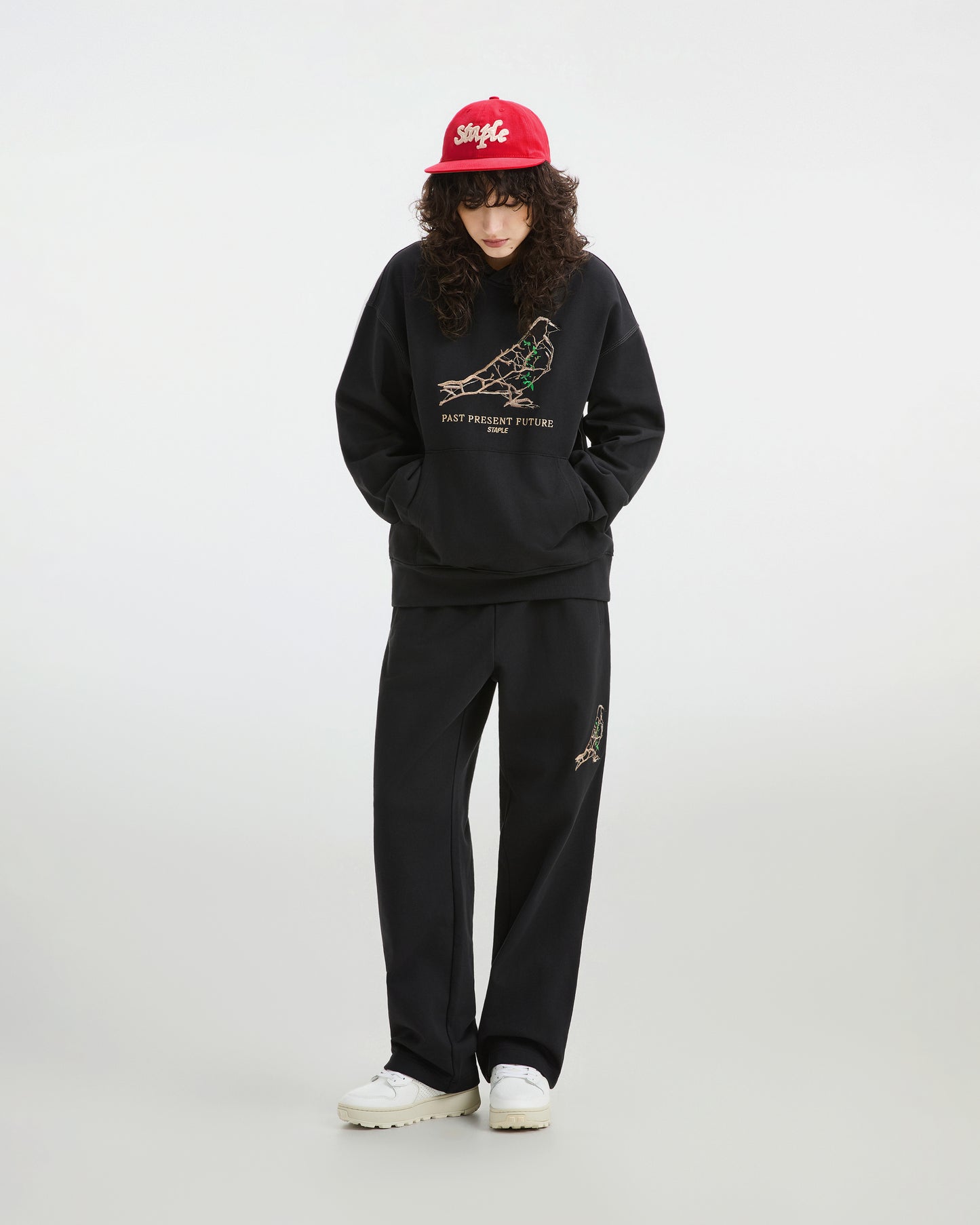 Foliage Pigeon Hoodie - LS Hoodie | Staple Pigeon