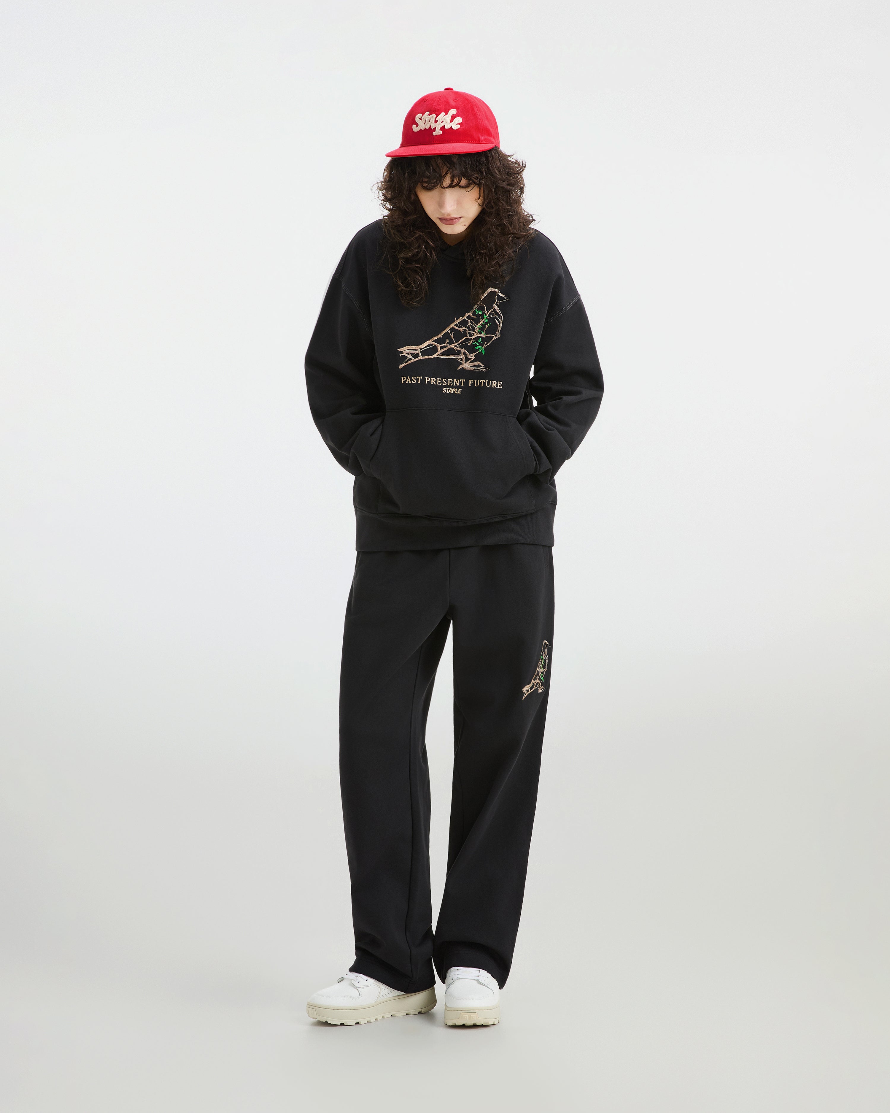 Foliage Pigeon Hoodie - LS Hoodie | Staple Pigeon