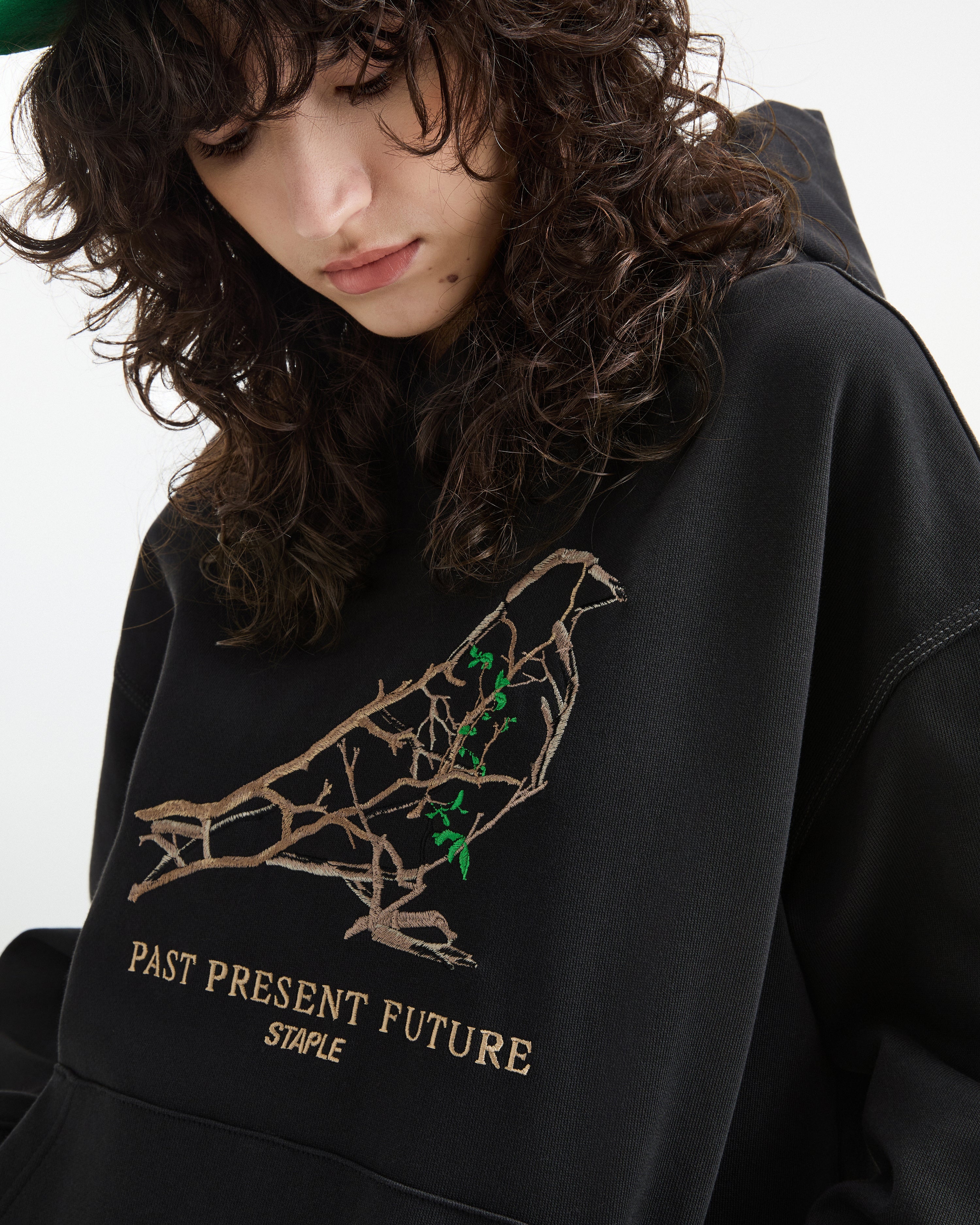 Foliage Pigeon Hoodie - LS Hoodie | Staple Pigeon