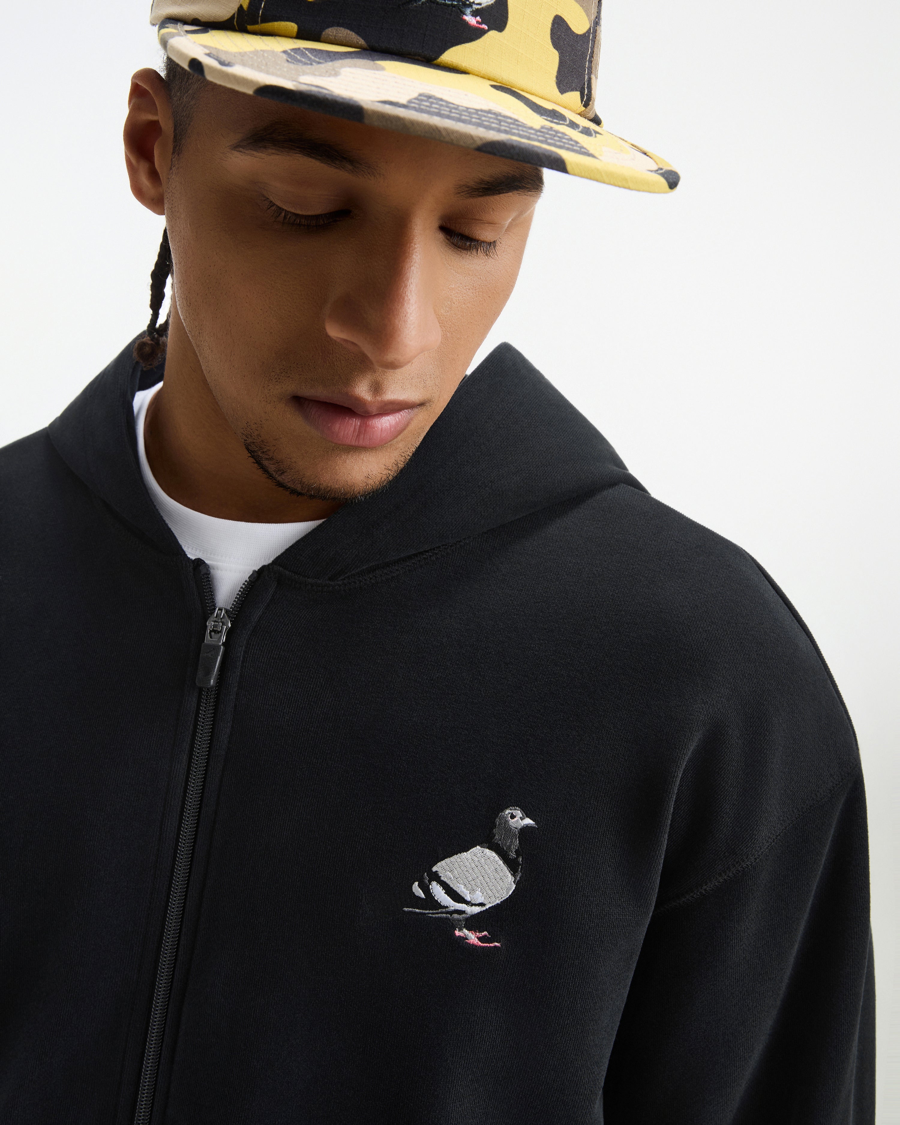 Pigeon Zip Up Hoodie - LS Hoodie | Staple Pigeon