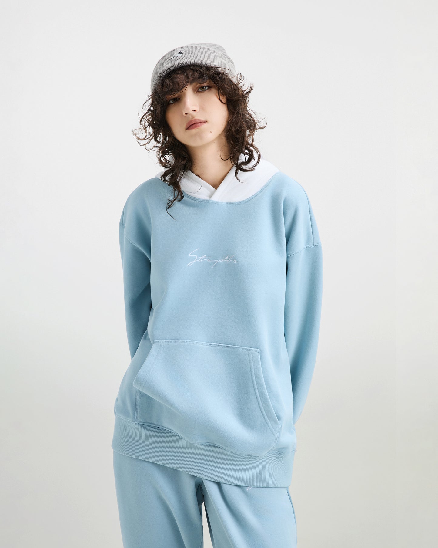 Script Logo Hoodie - LS Hoodie | Staple Pigeon