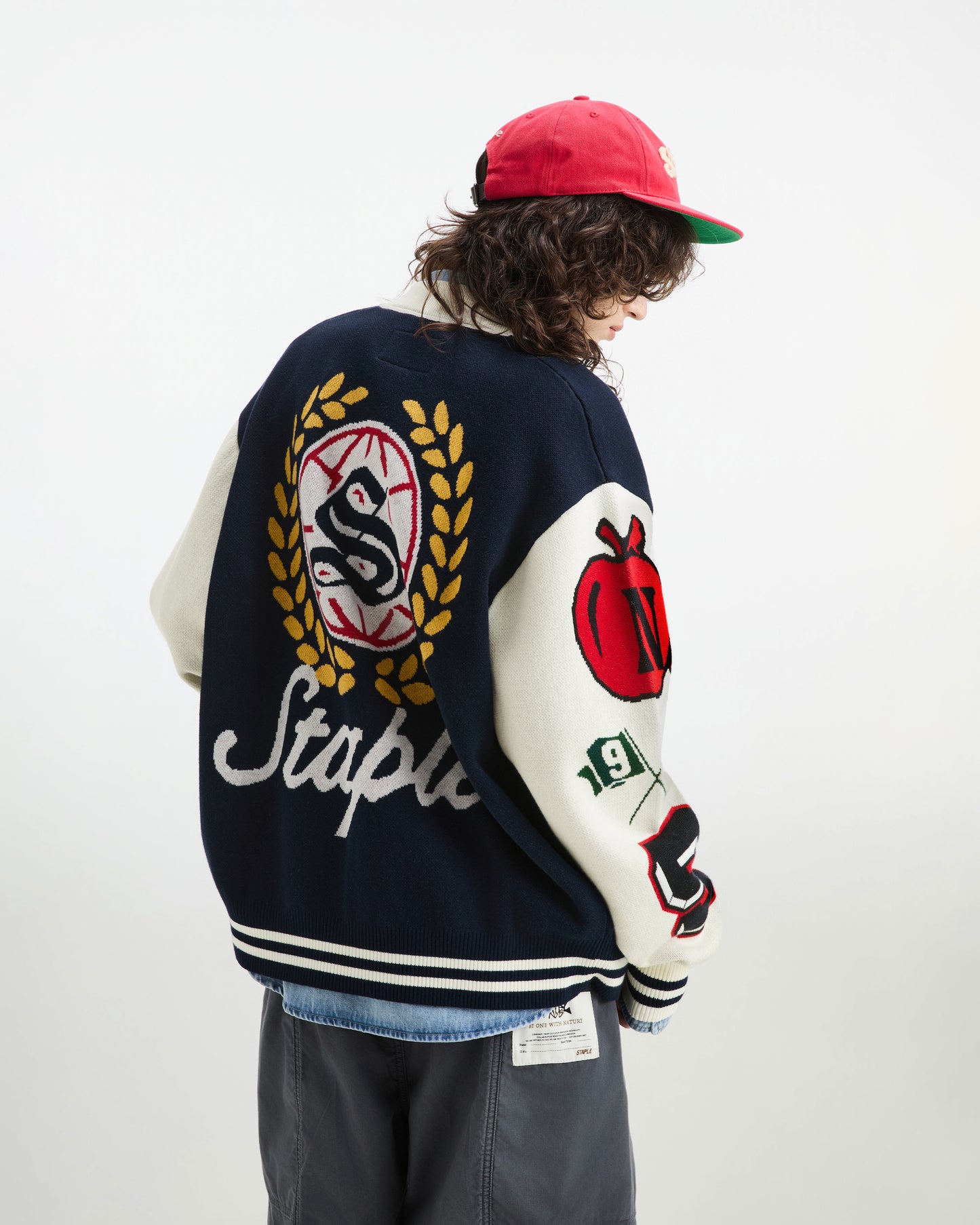 Wreath Zip Knit Sweater - Sweater | Staple Pigeon