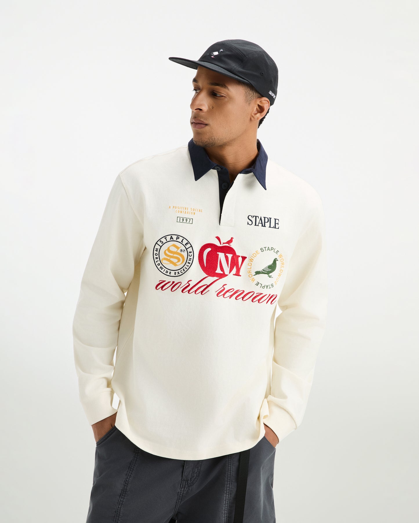 Apple Rugby - LS Tee | Staple Pigeon