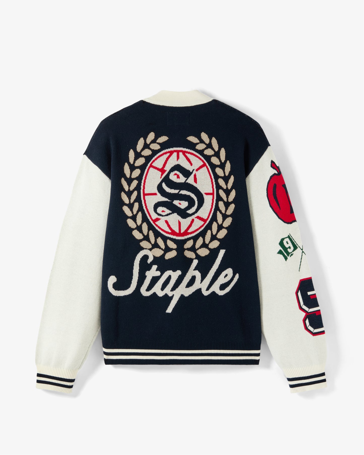 Wreath Zip Knit Sweater - Sweater | Staple Pigeon