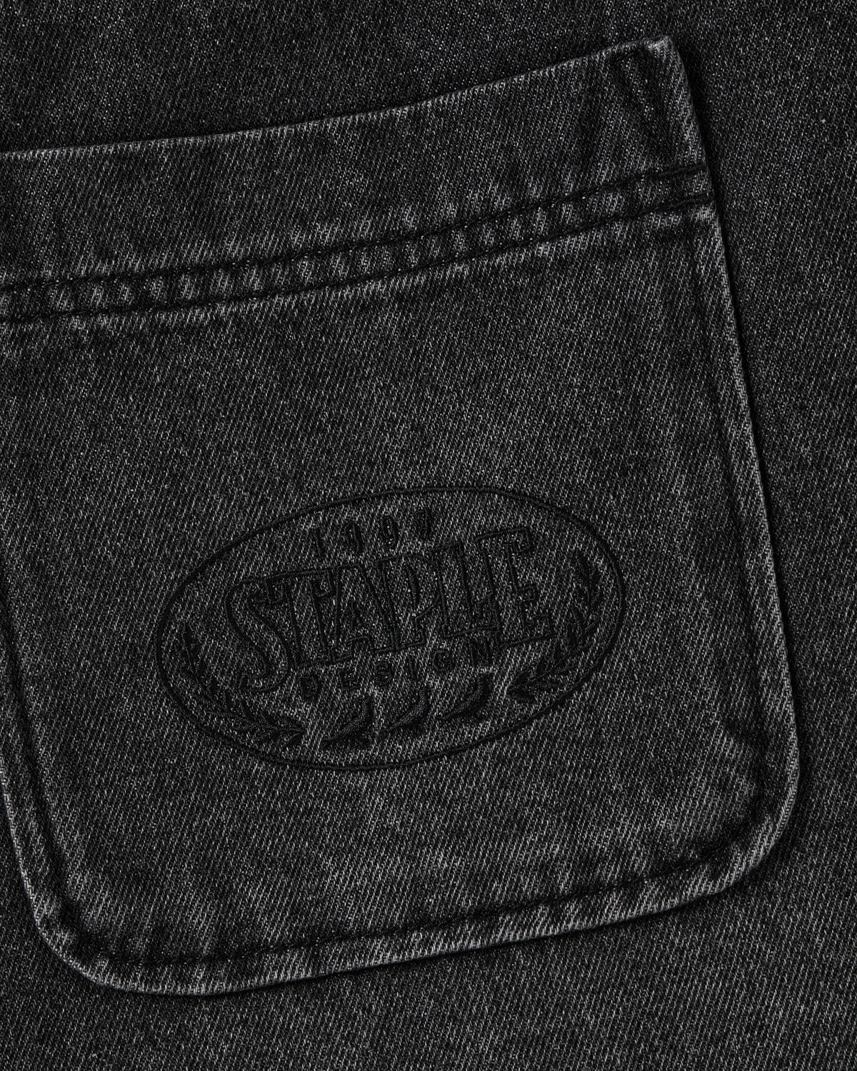 Denim Panel Short - Woven Short | Staple Pigeon