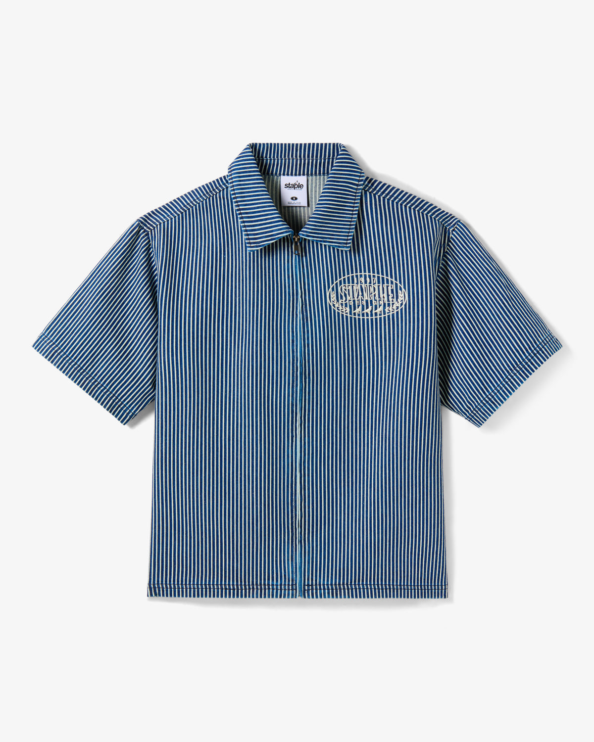 Zip Denim Work Shirt - Woven Shirt | Staple Pigeon