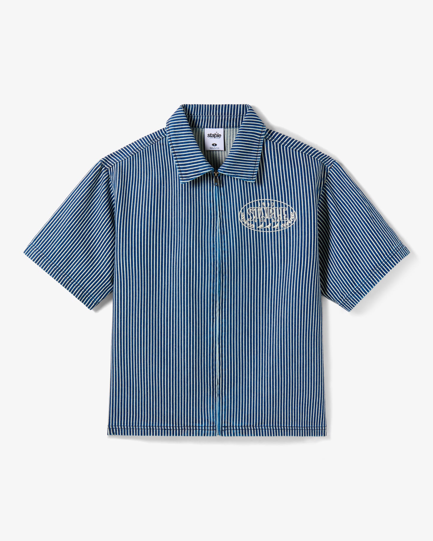 Zip Denim Work Shirt - Woven Shirt | Staple Pigeon