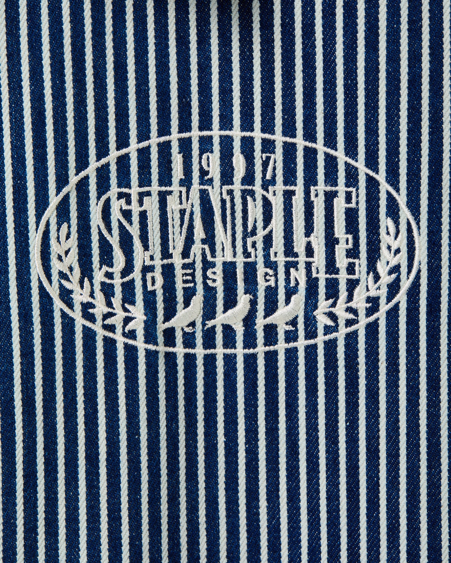 Zip Denim Work Shirt - Woven Shirt | Staple Pigeon