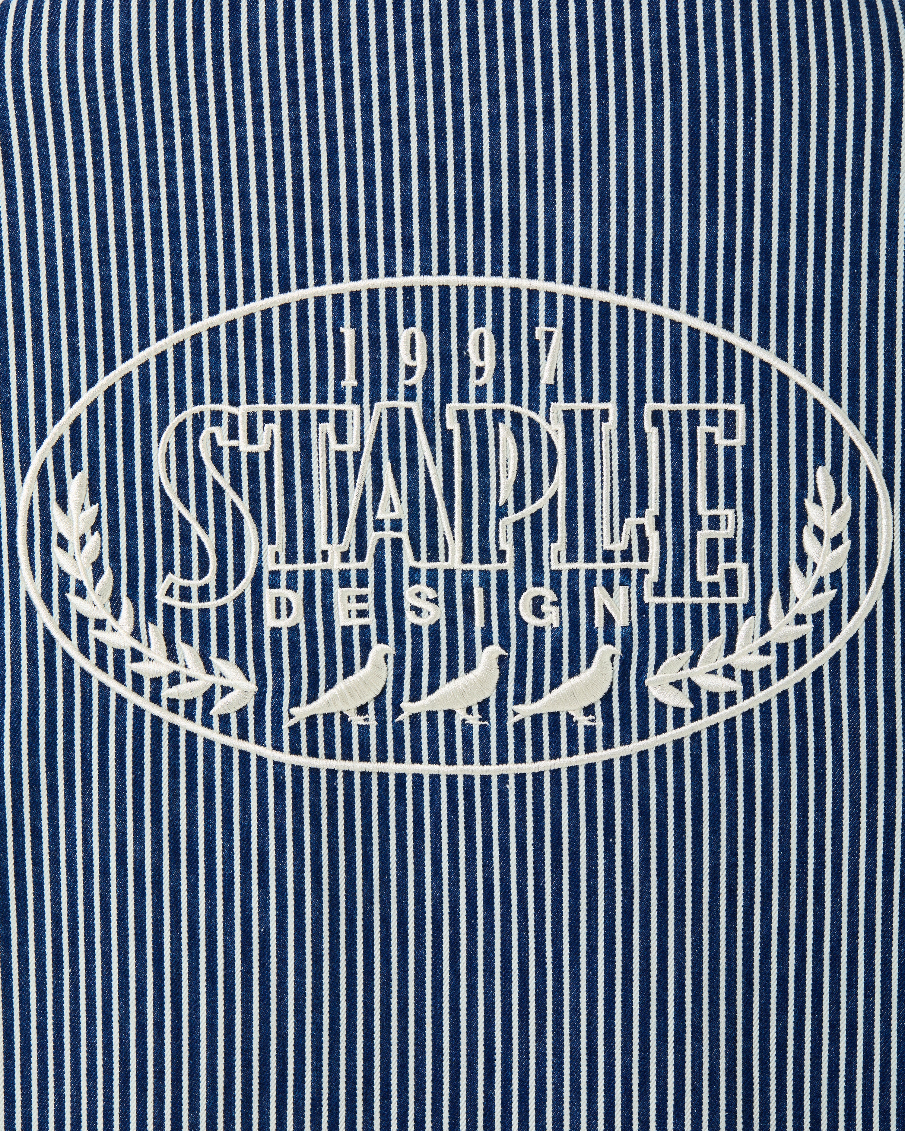 Zip Denim Work Shirt - Woven Shirt | Staple Pigeon