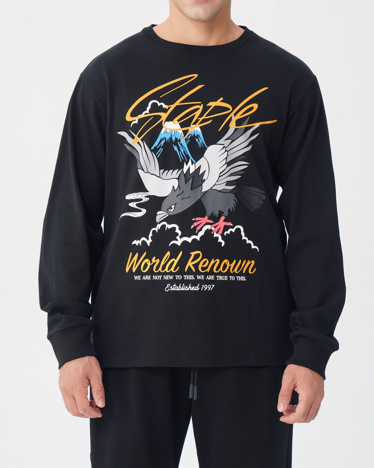 Moonrise L/S Tee - LS Tee | Staple Pigeon