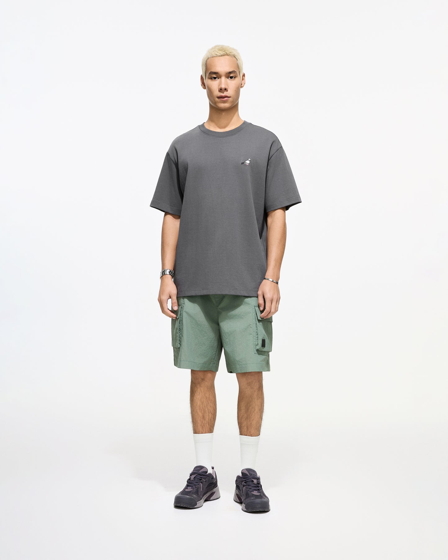 Emb Pigeon Tee - Tee | Staple Pigeon