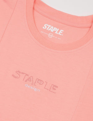 Line Logo Emb Tee - Tee | Staple Pigeon