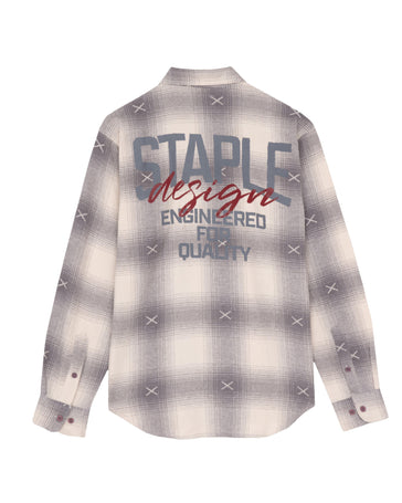 Quality Logo Flannel - Woven | Staple Pigeon