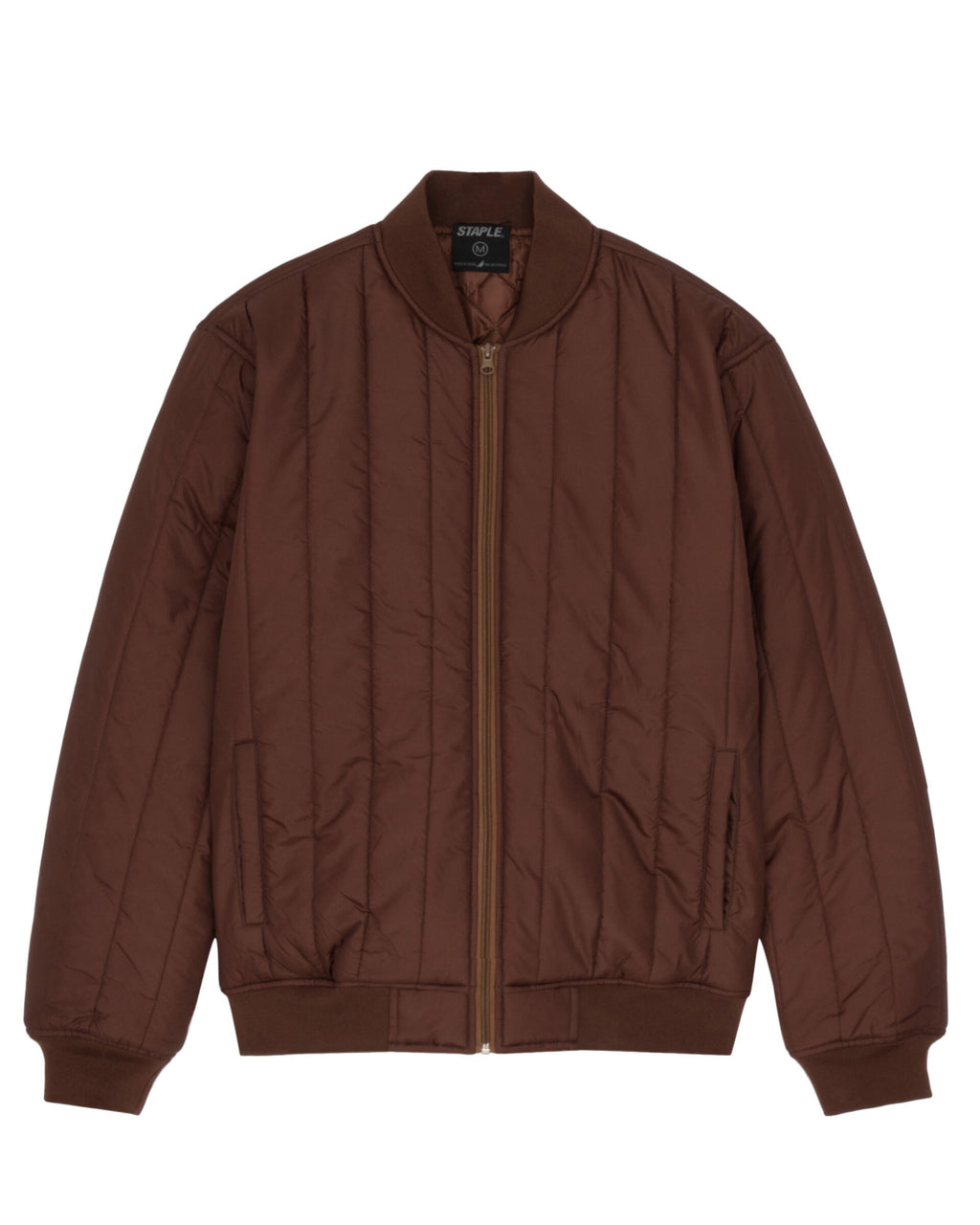 Vertical Quilt Baseball Jacket