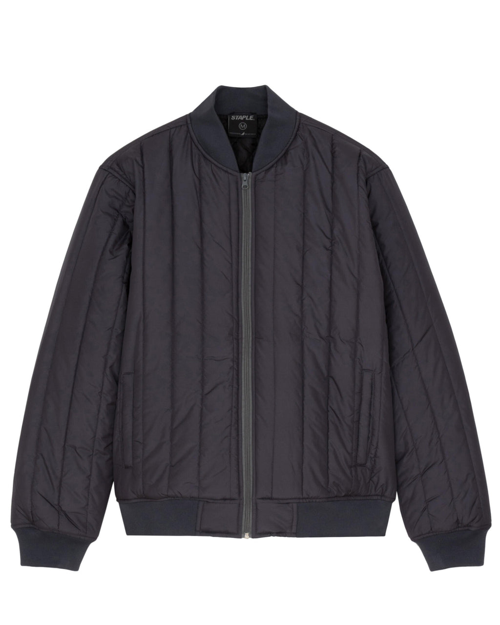 Vertical Quilt Baseball Jacket