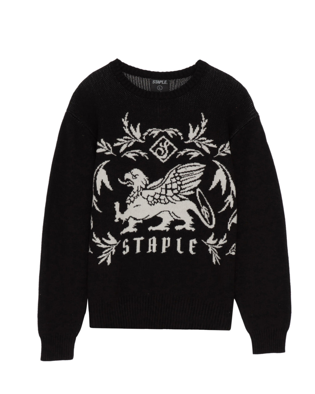 Gryphon Intarsia Sweater - Pullover | Staple Pigeon