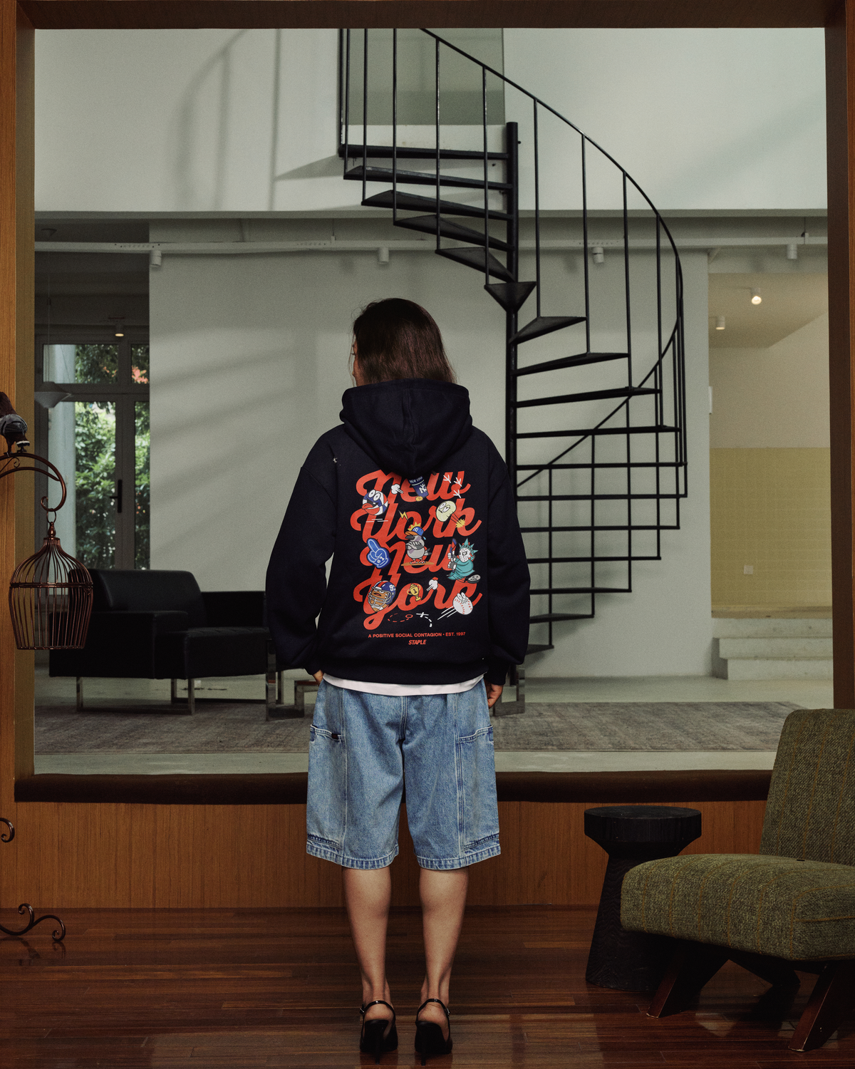 NY Sports Hoodie - LS Hoodie | Staple Pigeon