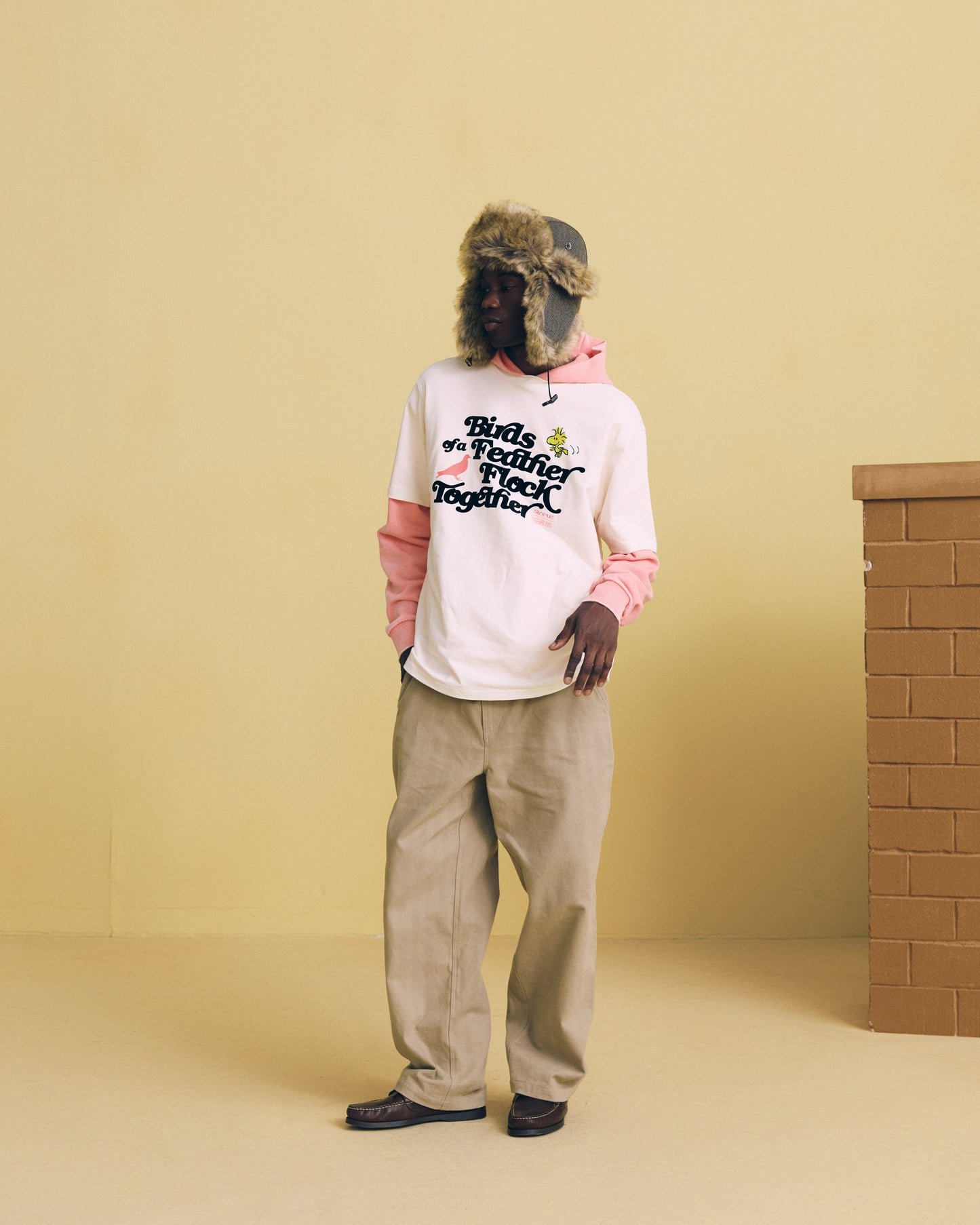 Staple x Peanuts Flock Tee - SS Tee | Staple Pigeon
