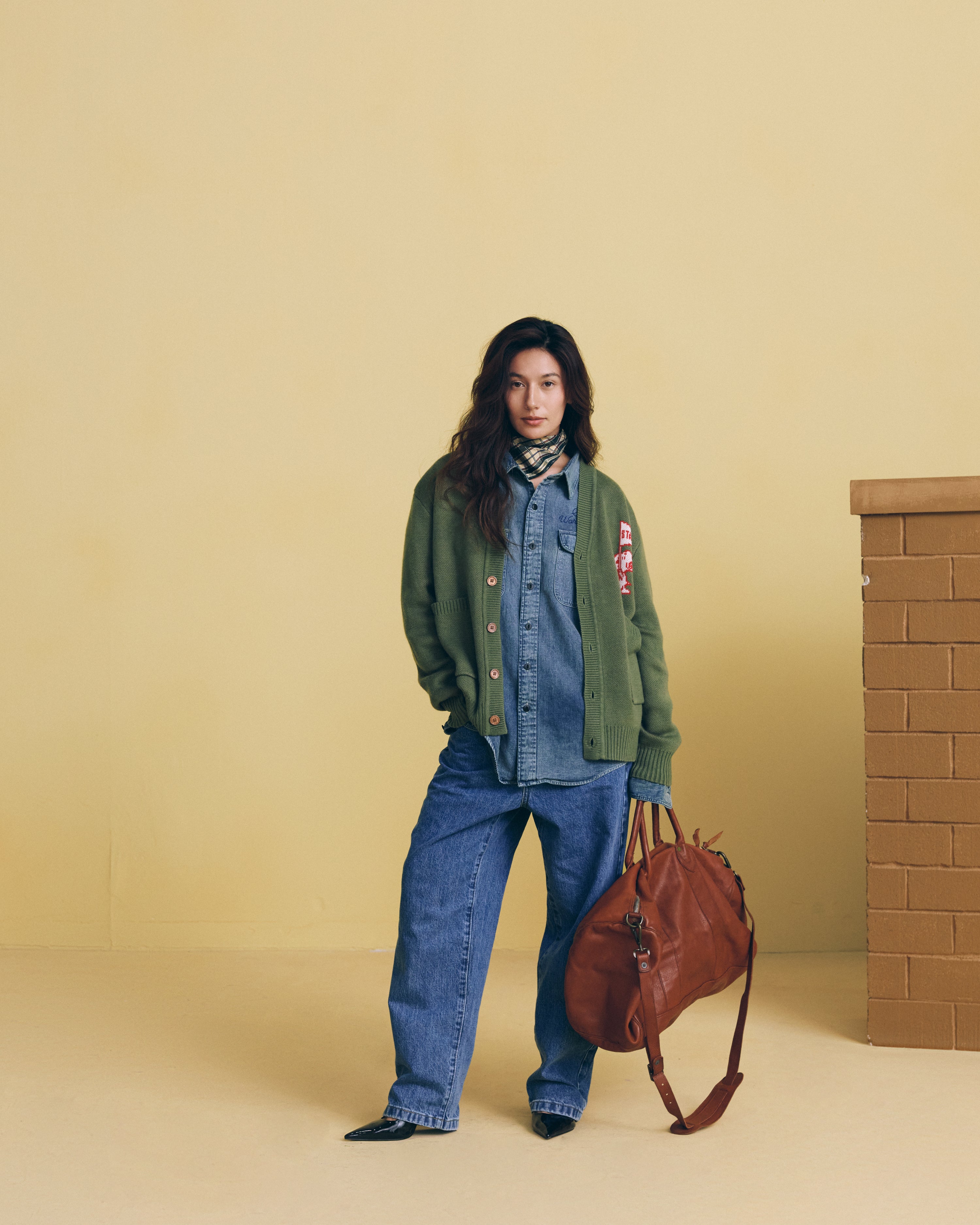 Staple x Peanuts Flag Cardigan - Cardigan Sweater | Staple Pigeon