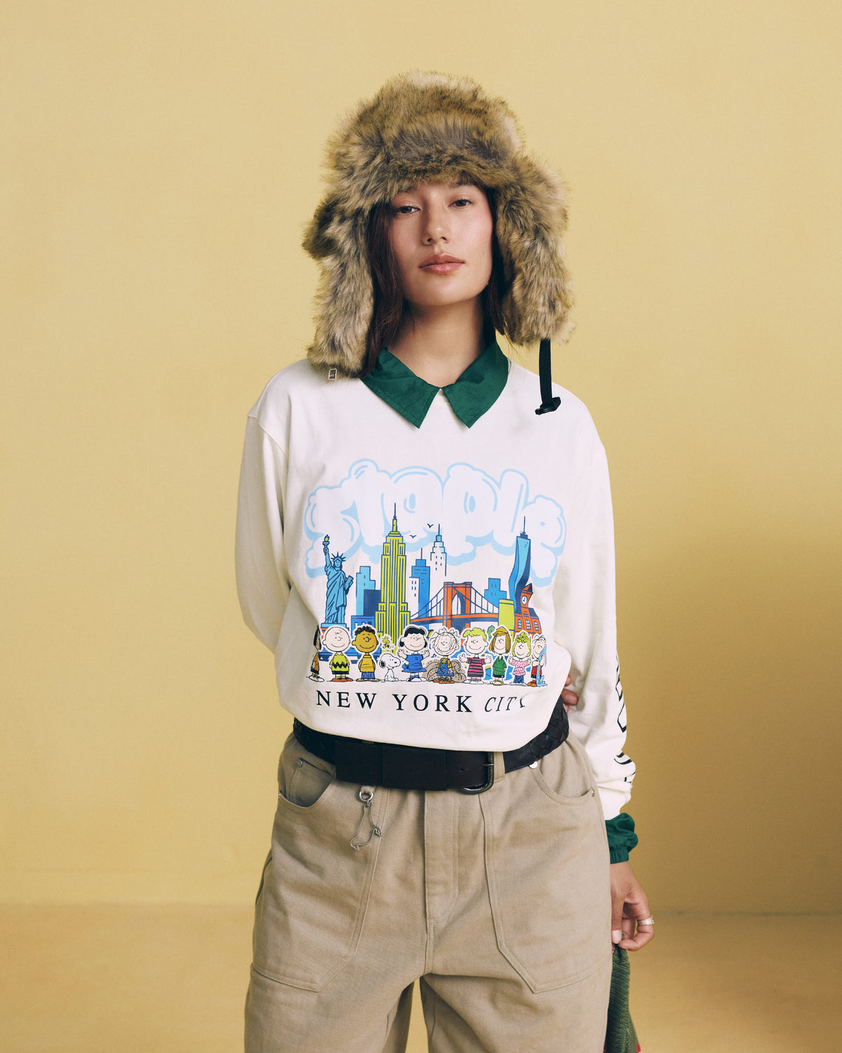 Staple x Peanuts NYC LS Tee