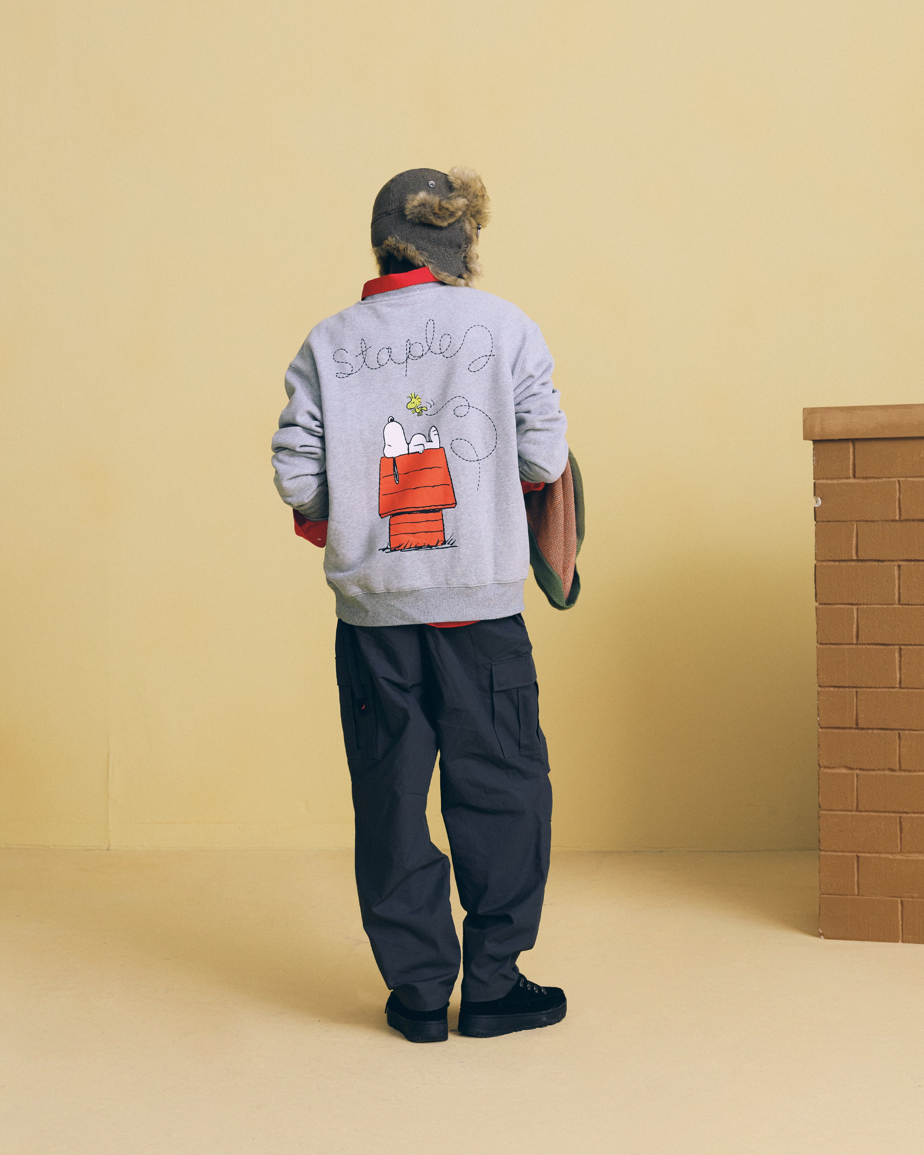 Staple x Peanuts Doghouse Crewneck