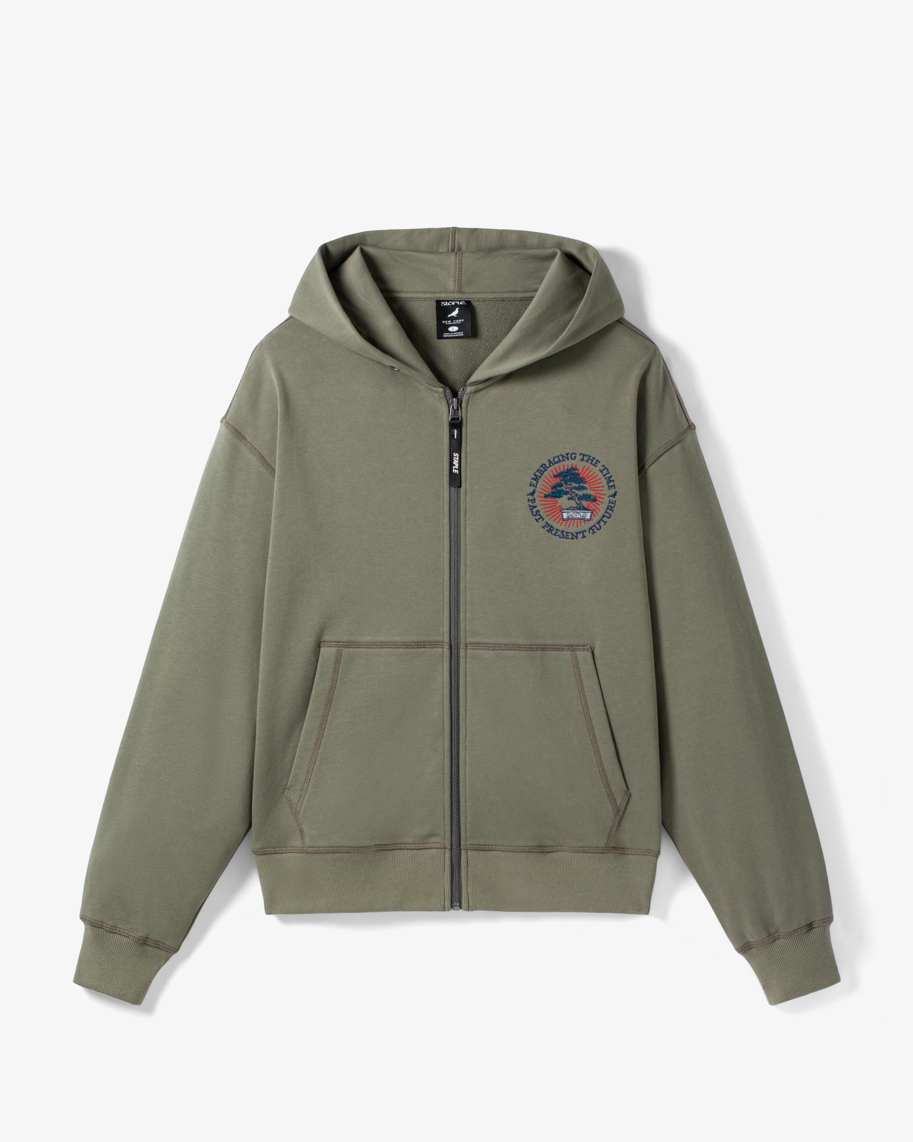Bonsai Zip Up - Full Zip Hoodie | Staple Pigeon
