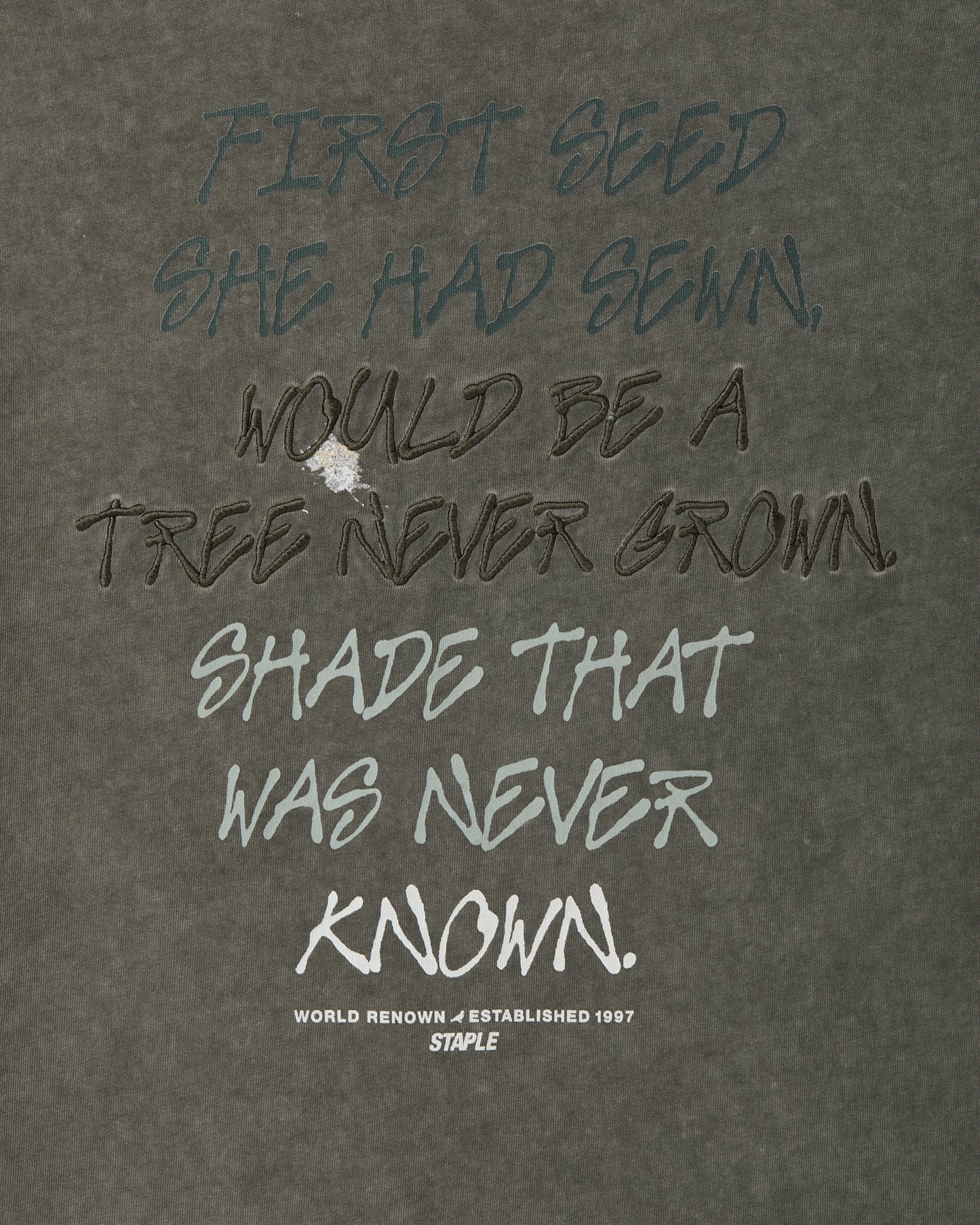 Evergreen Washed Tee - SS Tee | Staple Pigeon