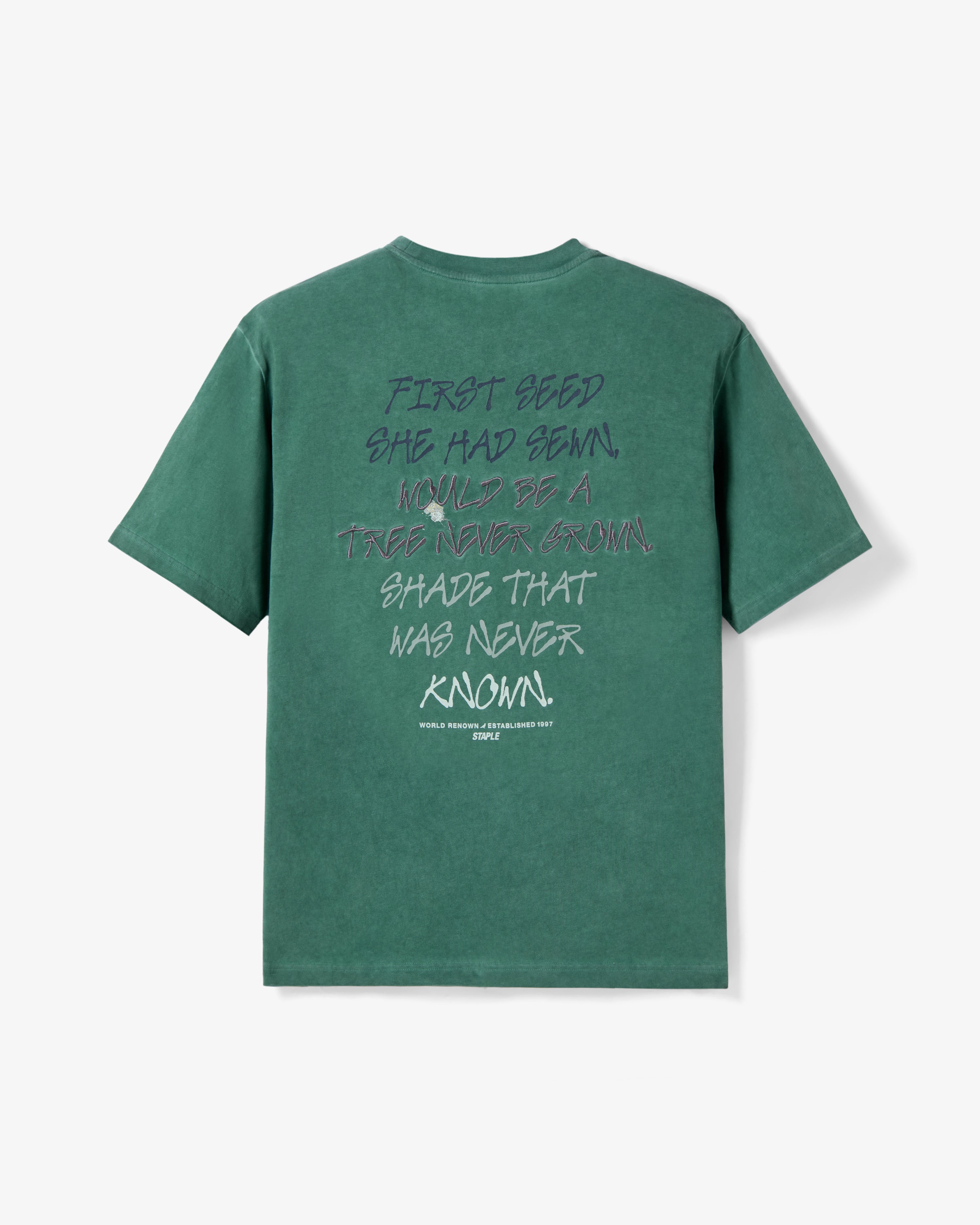 Evergreen Washed Tee - SS Tee | Staple Pigeon