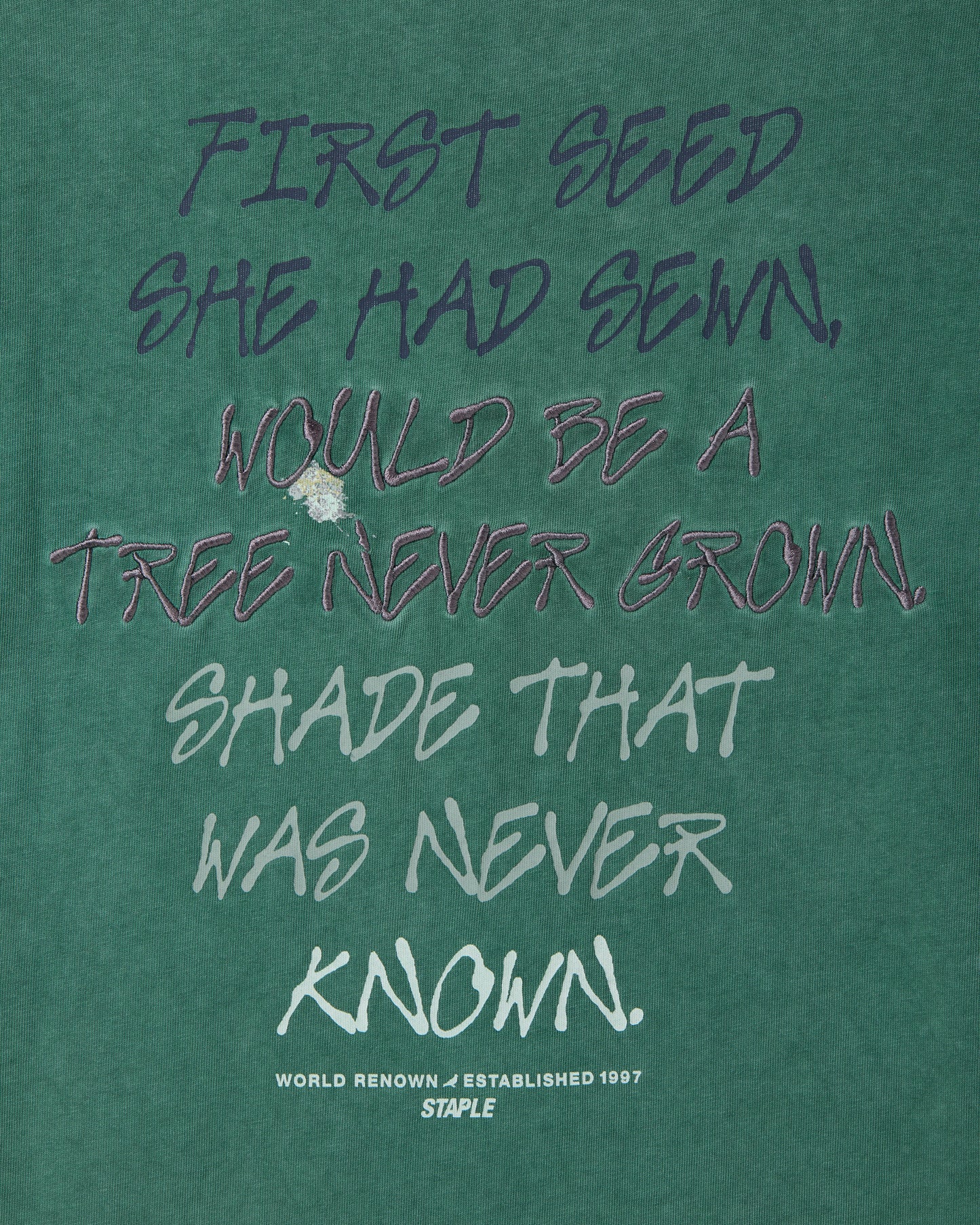 Evergreen Washed Tee - SS Tee | Staple Pigeon