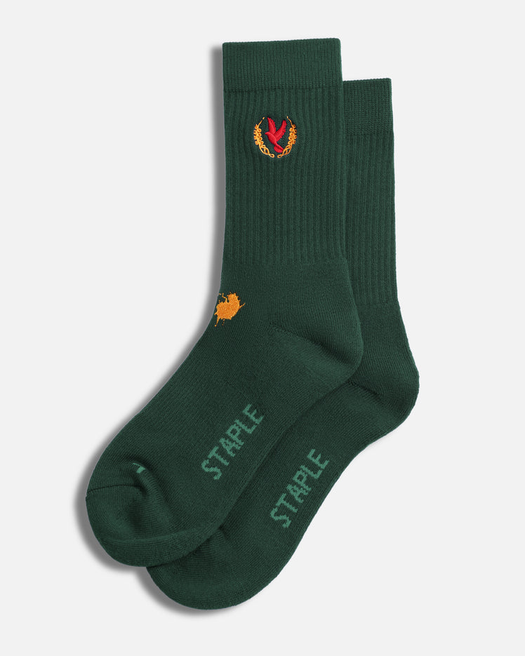 Pigeon Logo Socks 3Pk - Socks | Staple Pigeon