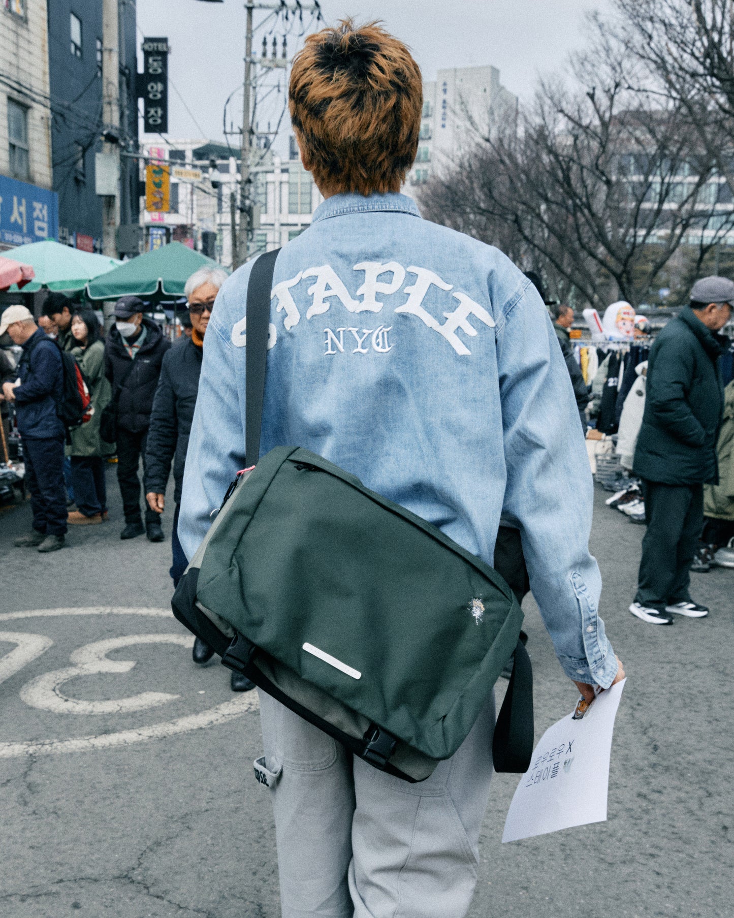 RAWROW X STAPLE Cordura Clip Messenger - Bag | Staple Pigeon