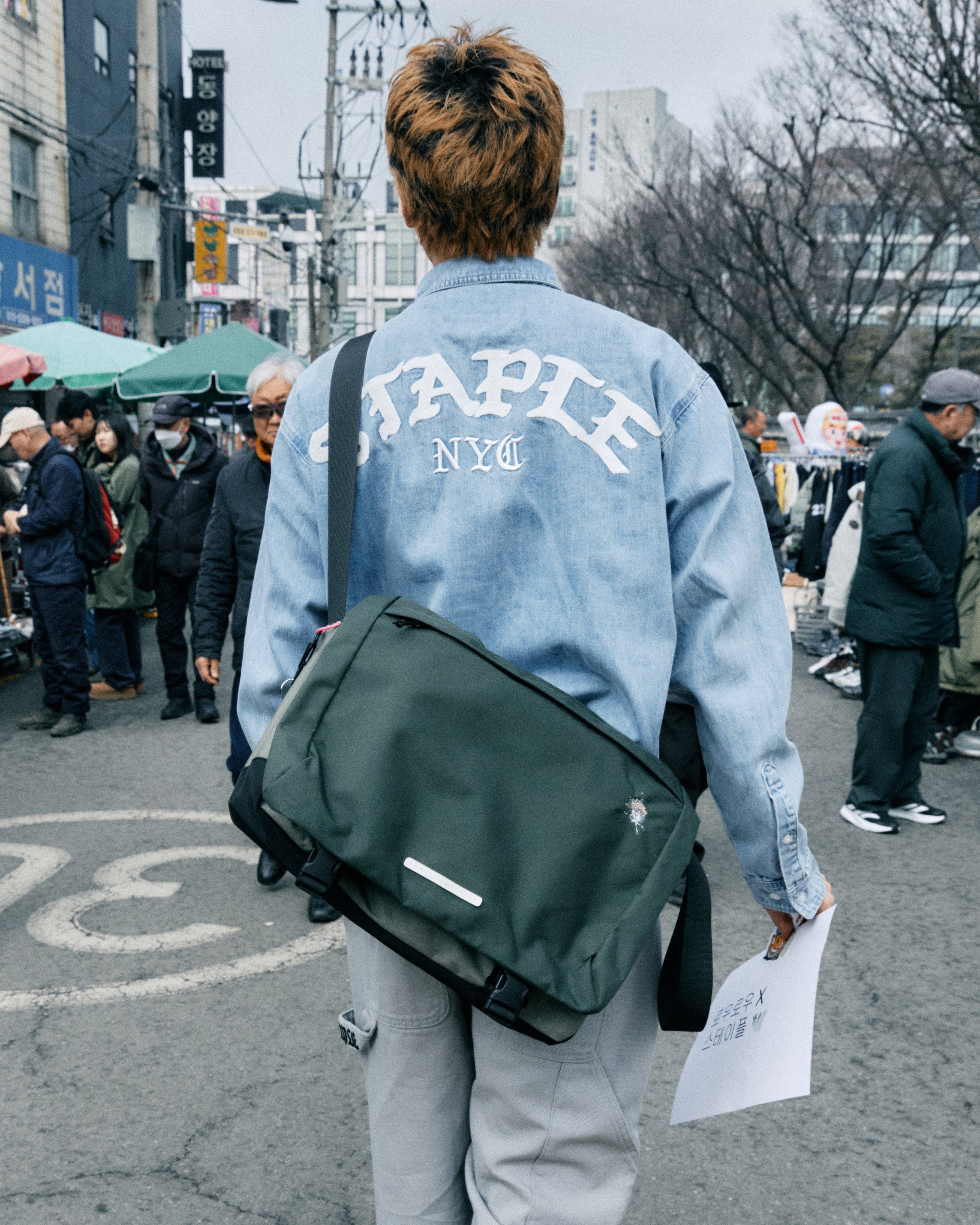 RAWROW X STAPLE Cordura Clip Messenger - Bag | Staple Pigeon